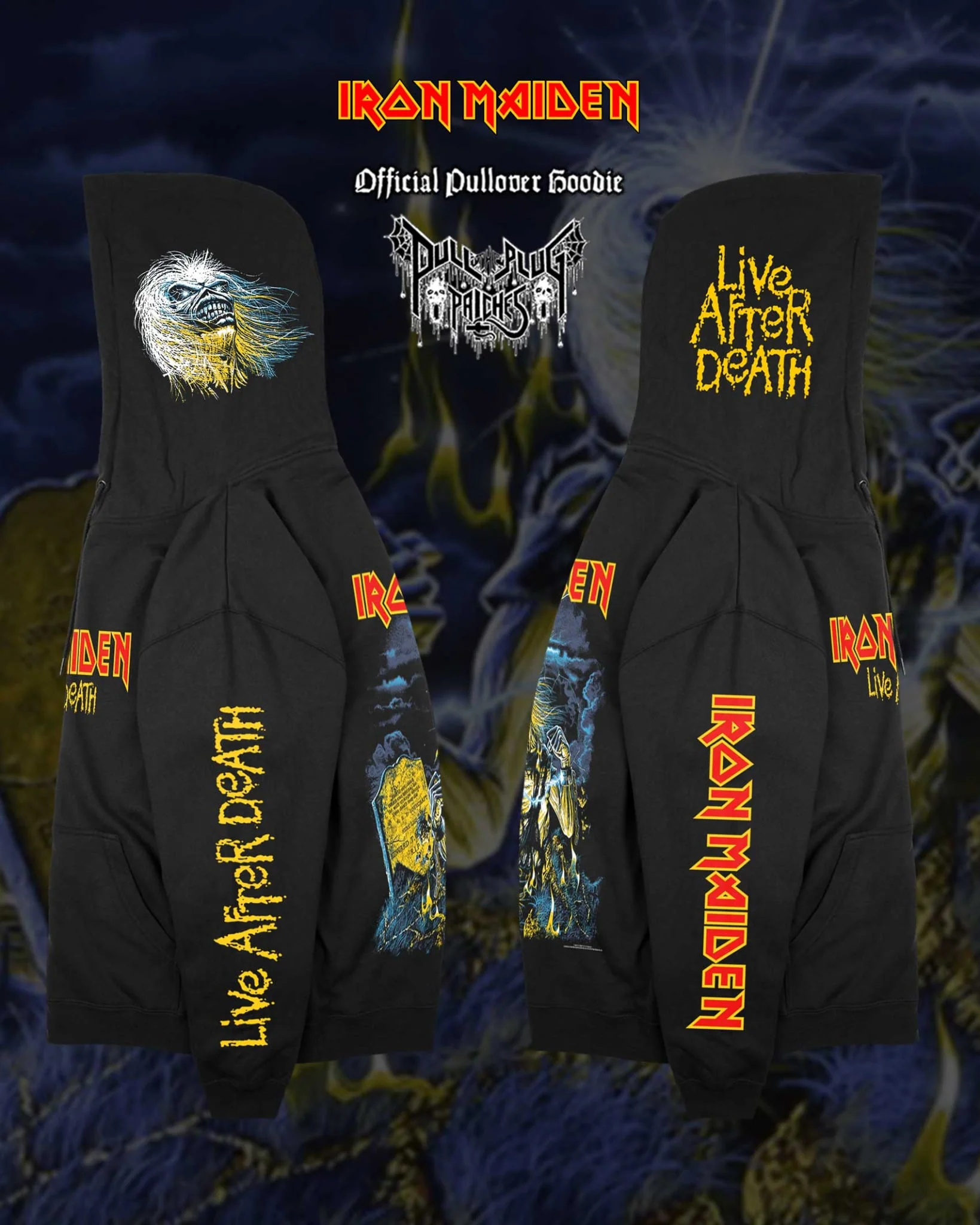 Iron Maiden - Live After Death - Deluxe Pullover Hoodie - Image 2