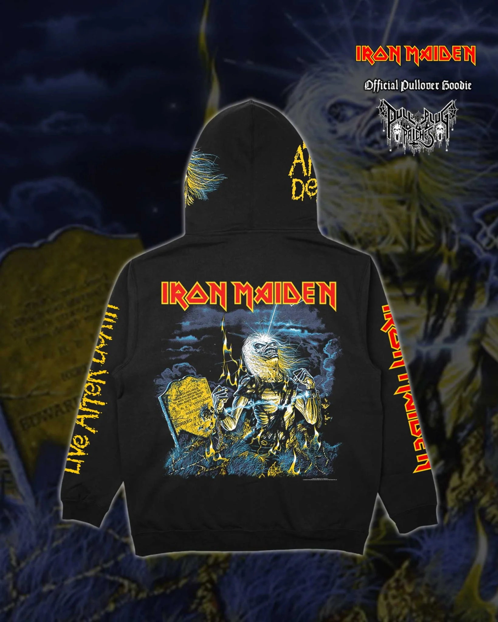 Iron Maiden - Live After Death - Deluxe Pullover Hoodie - Image 3