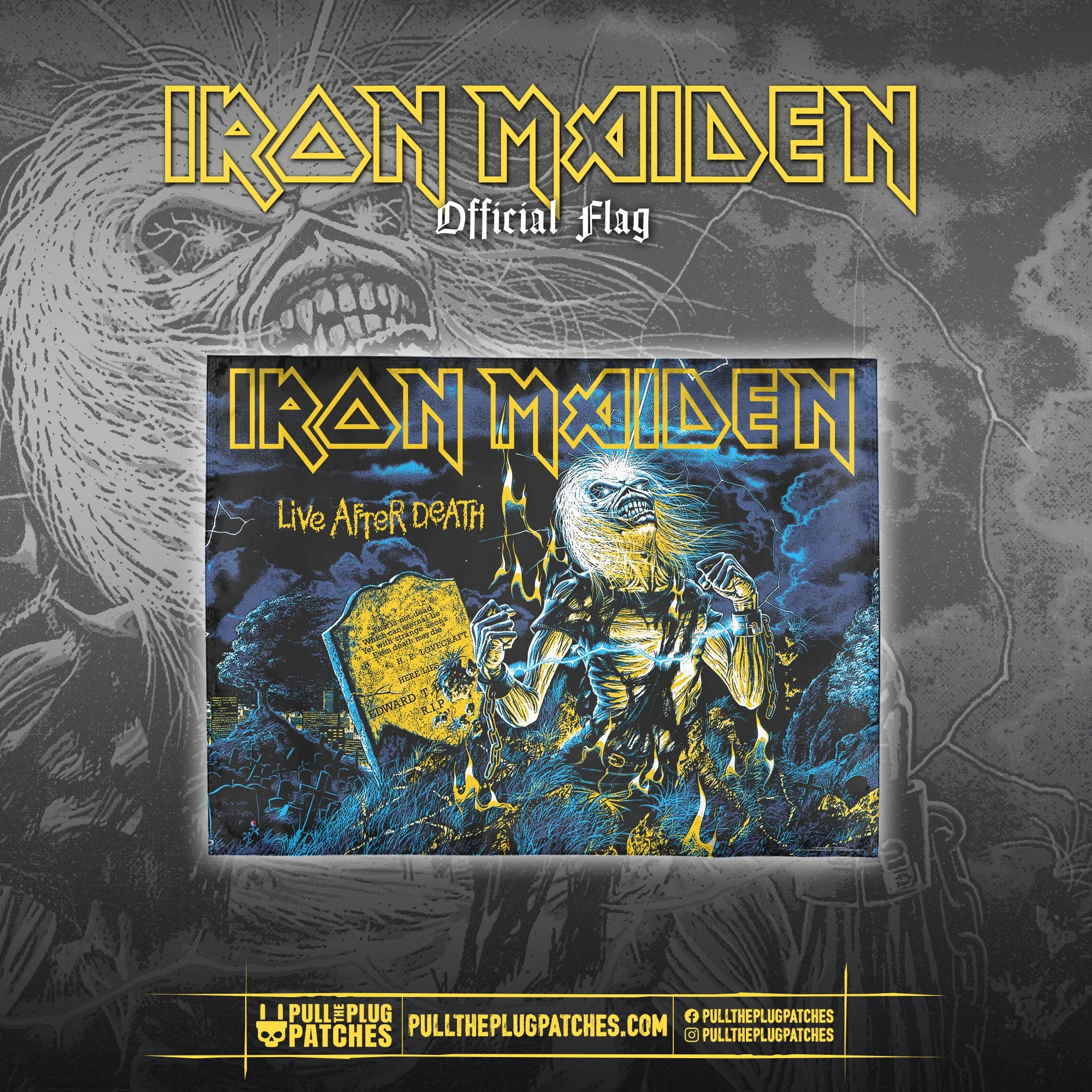 Iron Maiden - Live After Death - Flag