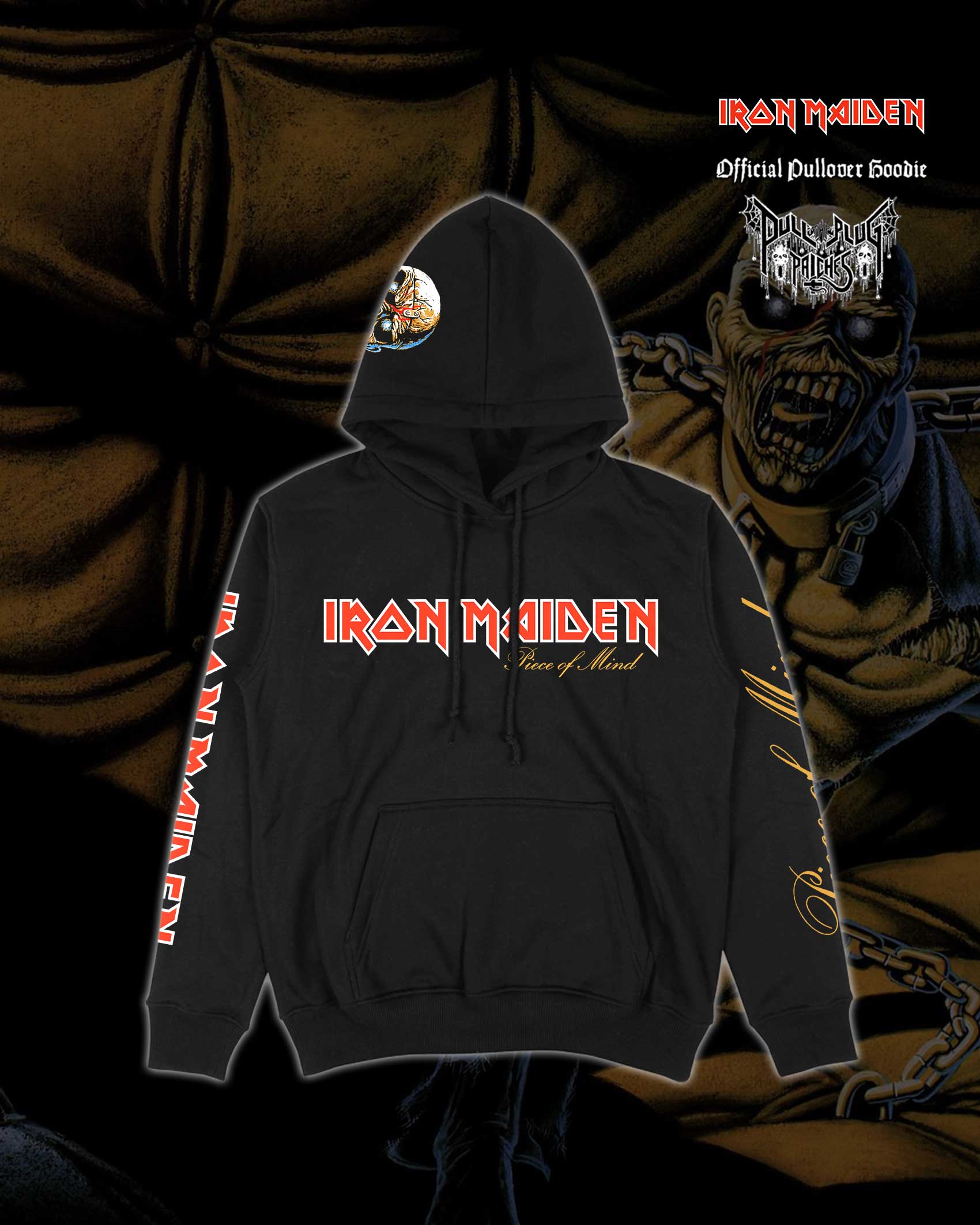 Iron Maiden - Piece Of Mind - Deluxe Pullover Hoodie - Image 2