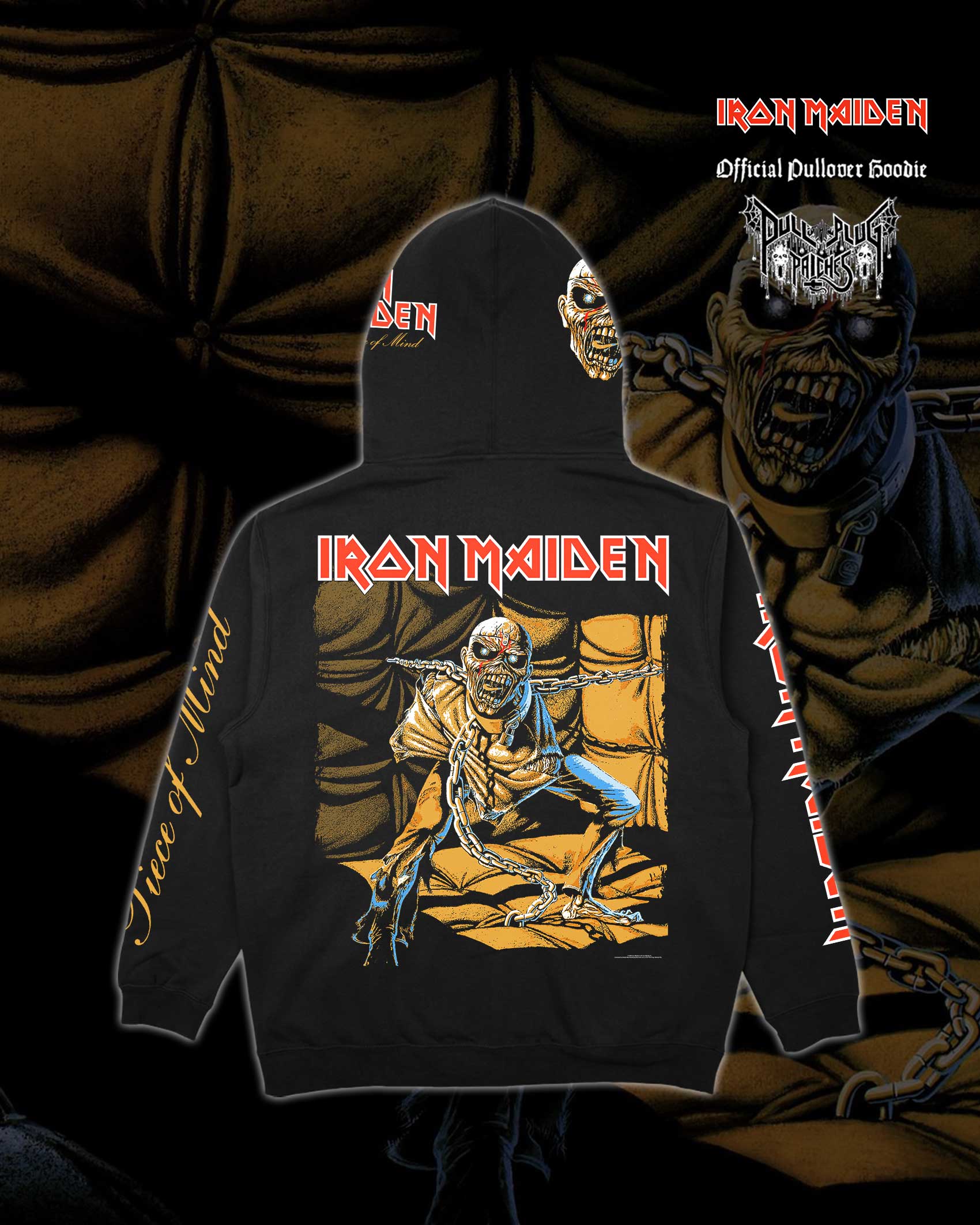 Iron Maiden - Piece Of Mind - Deluxe Pullover Hoodie - Image 4