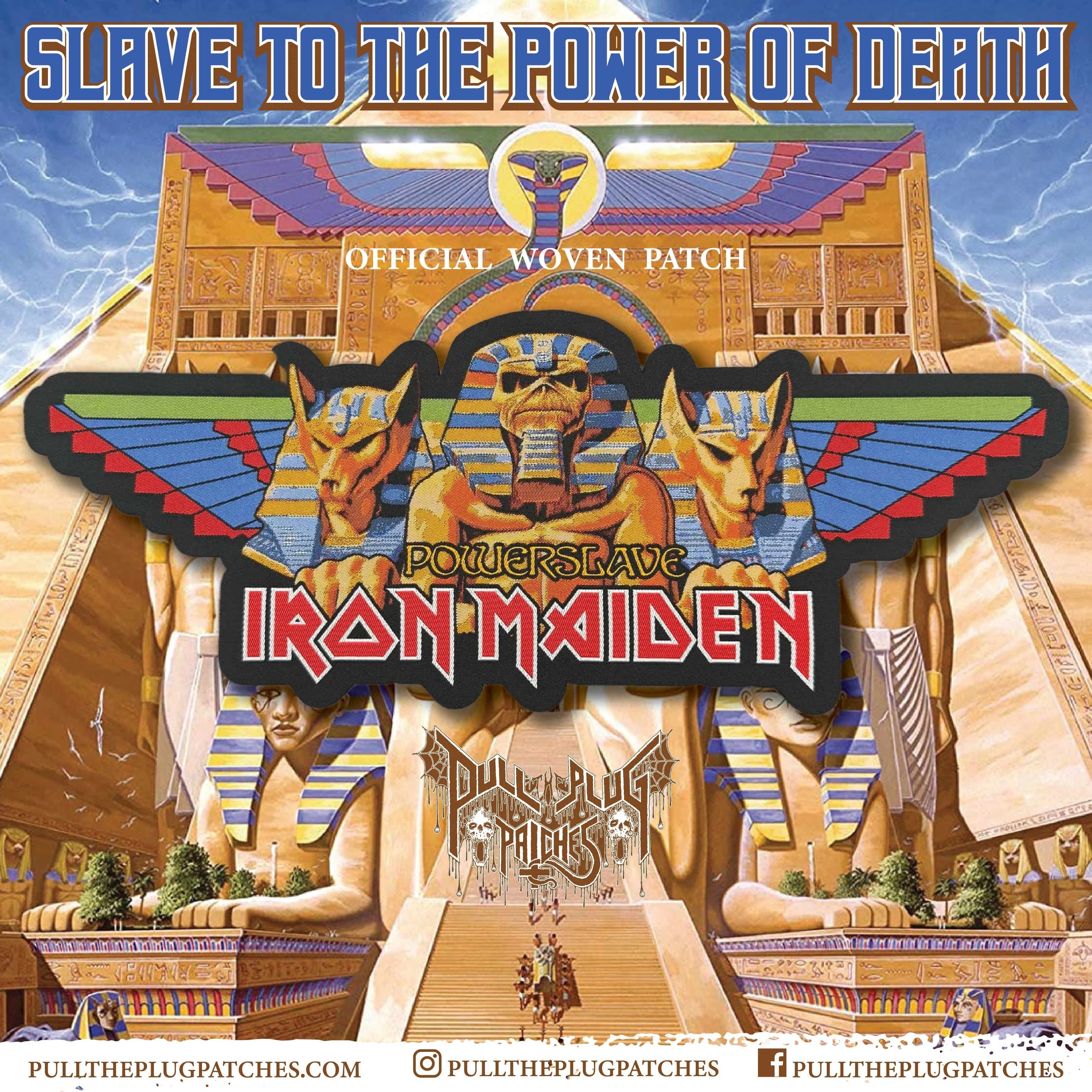 Iron Maiden - Powerslave - Oversized Patch - Image 2