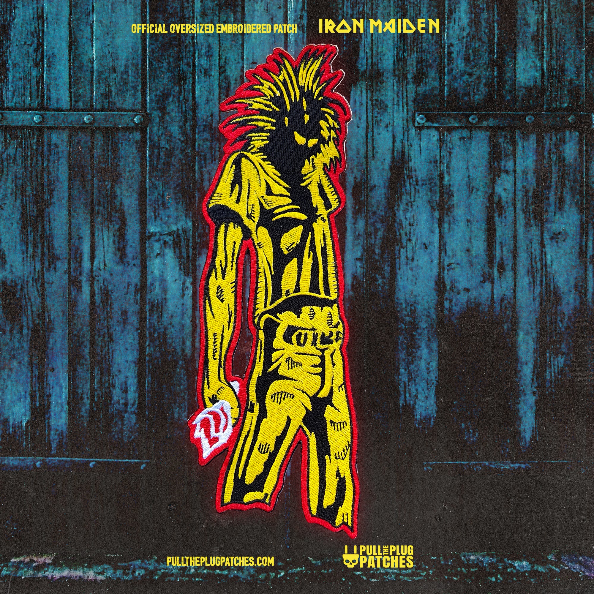 Iron Maiden - Running Free - Oversize Embroidered Patch