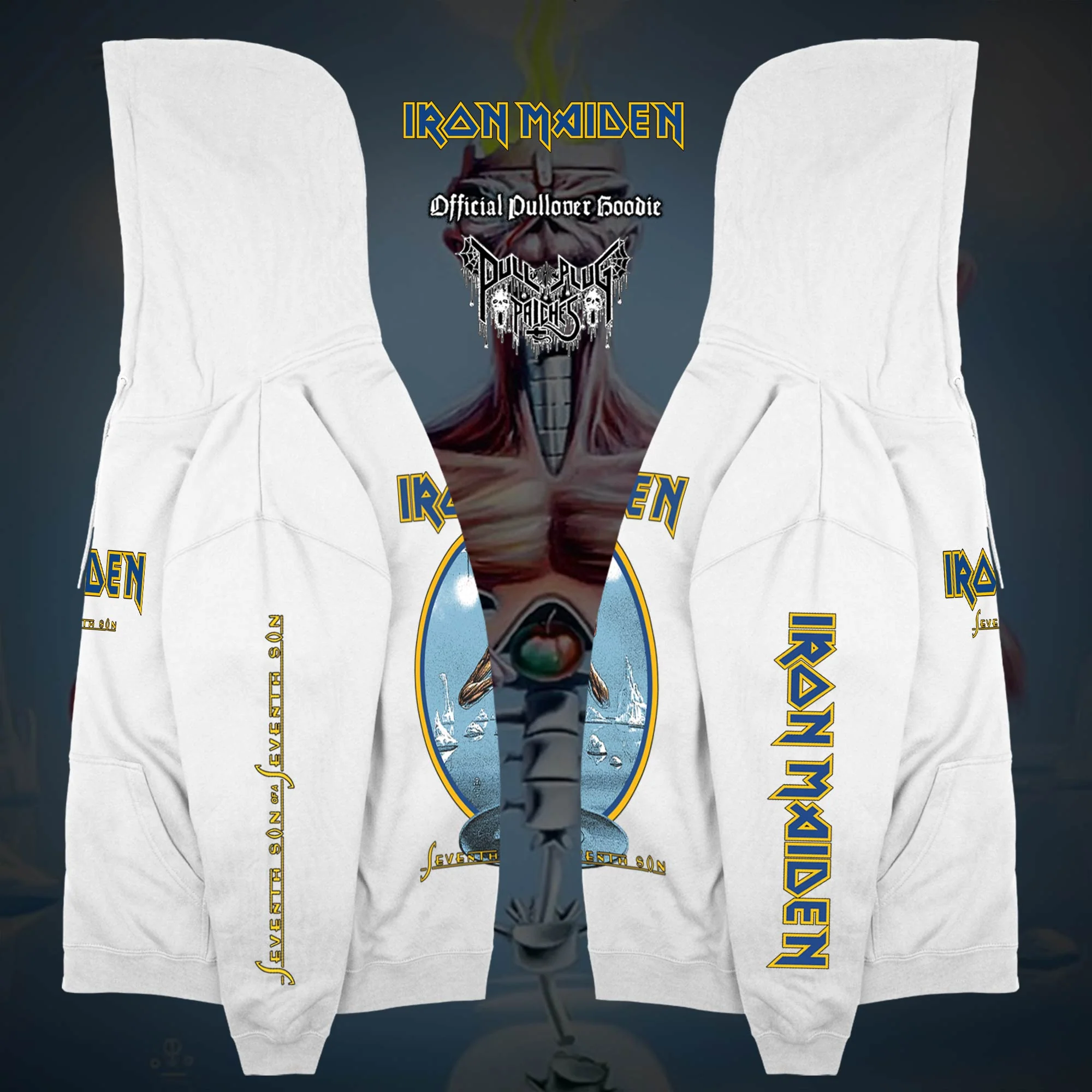 Iron Maiden - Seventh Son Of A Seventh Son - Pullover Hoodie - Image 3