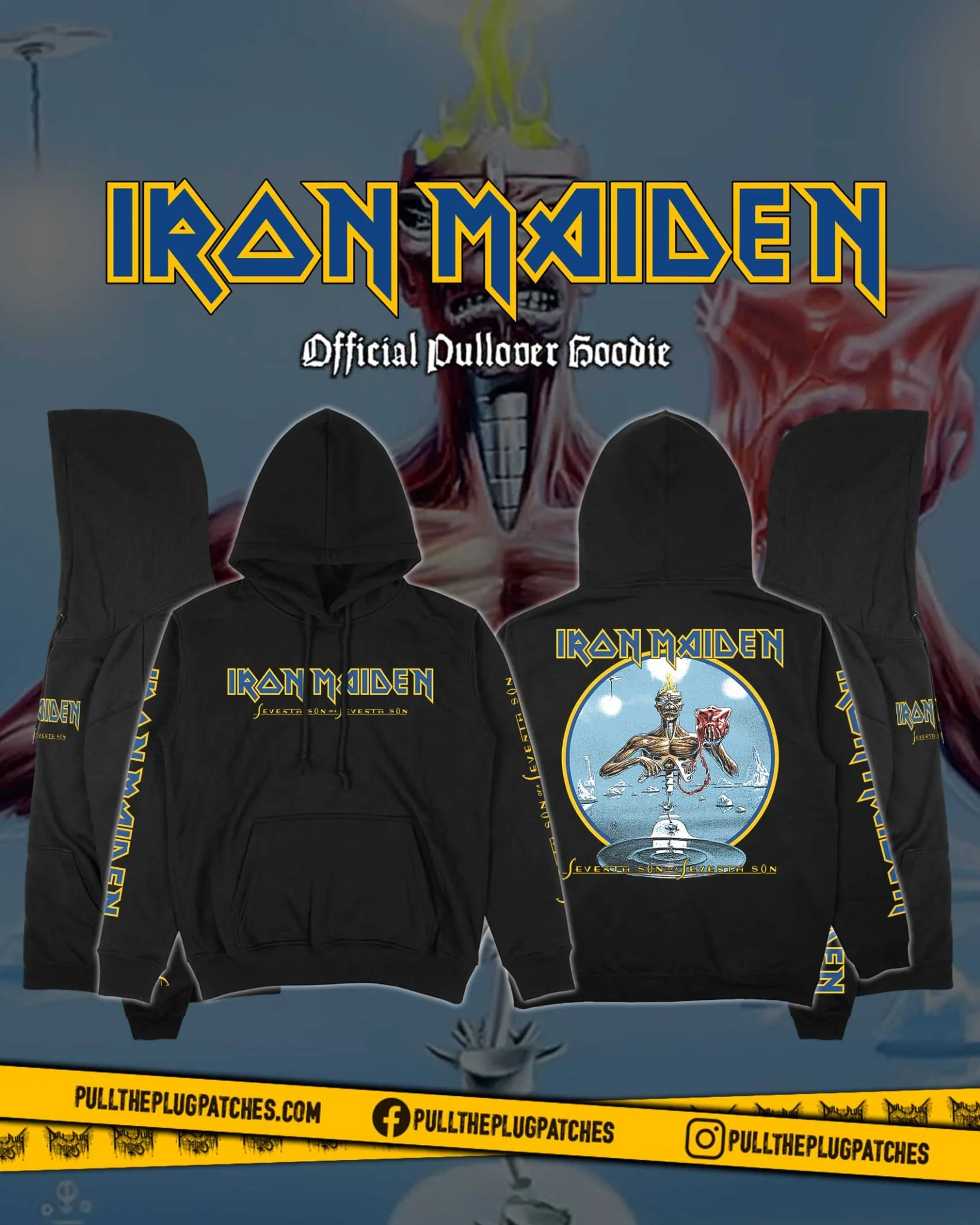 Iron Maiden - Seventh Son Of A Seventh Son - Pullover Hoodie (Black)