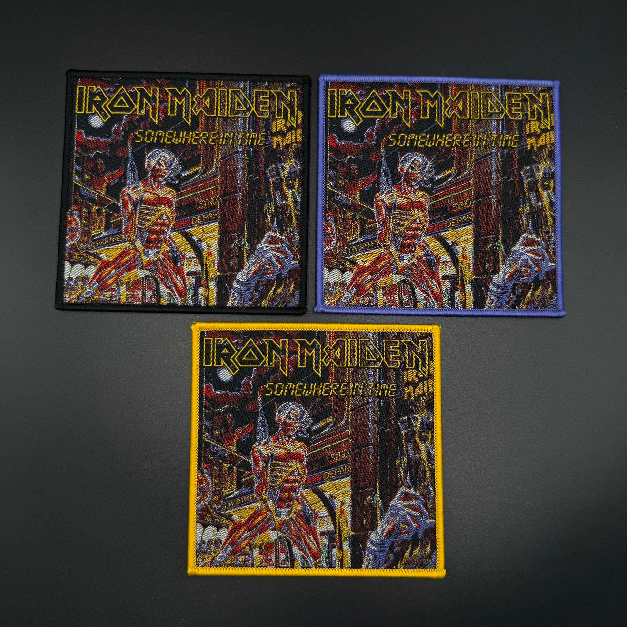 Iron Maiden - Somewhere in Time -  Square Patch - Image 2