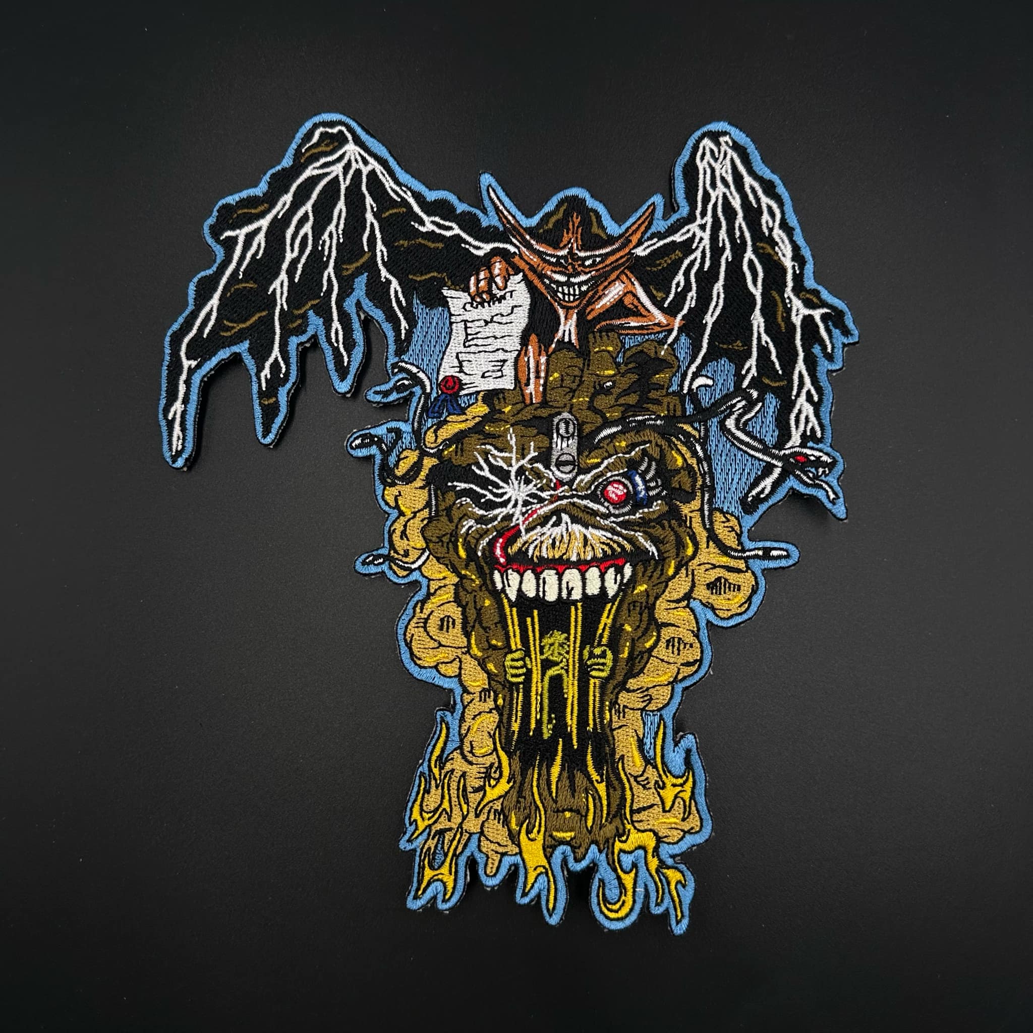 Iron Maiden - The Evil That Men Do - Oversize Embroidered Patch - Image 2