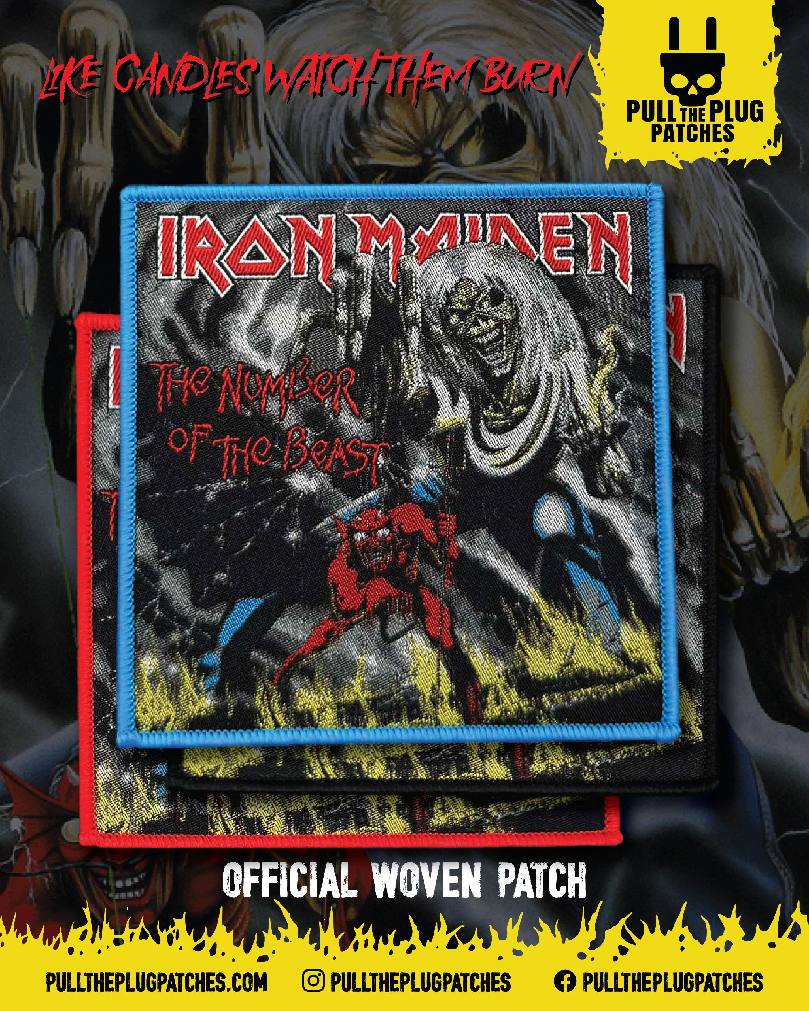 Iron Maiden - The Number of the Beast -  Square Patch