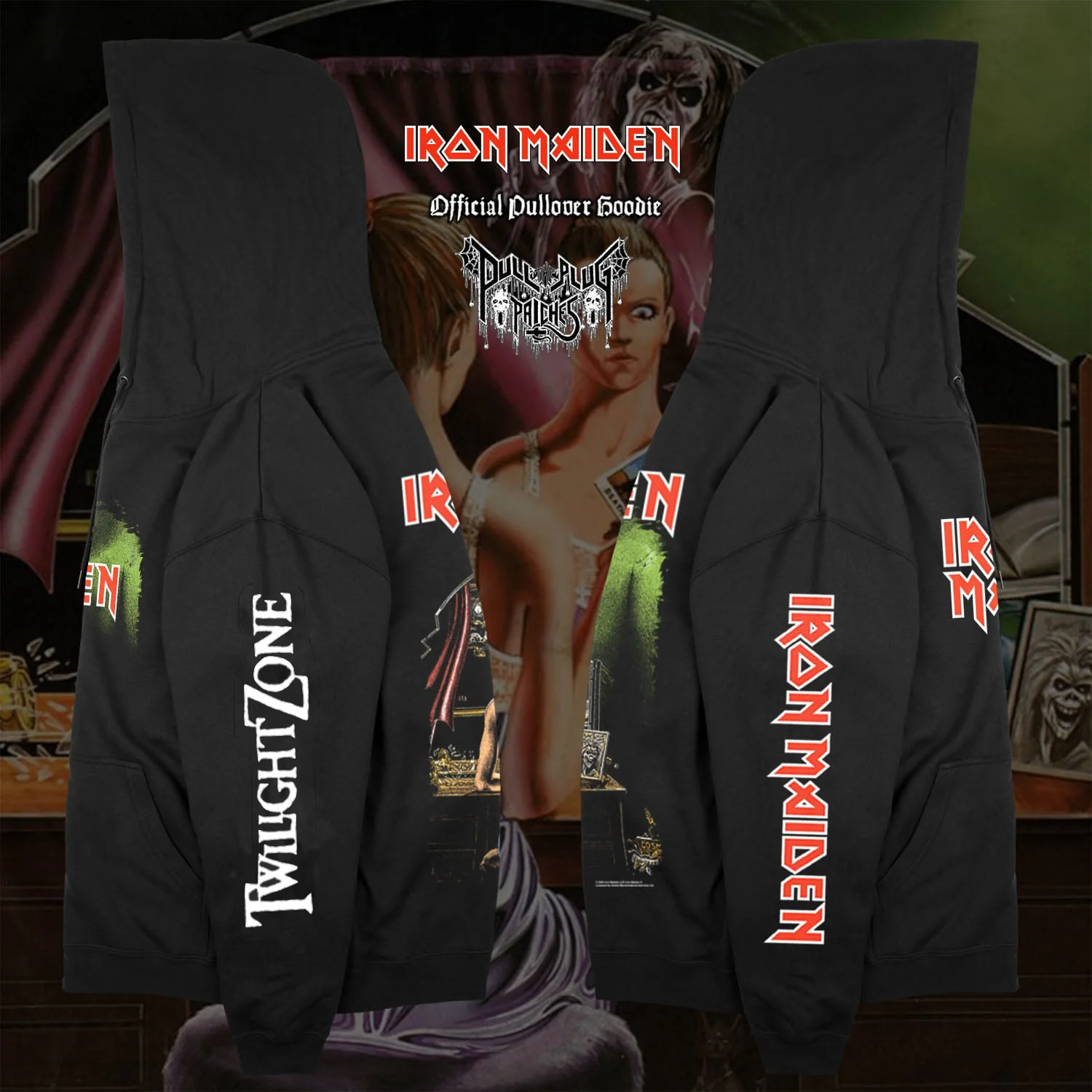Iron Maiden - Twilight Zone - Pullover Hoodie - Image 3