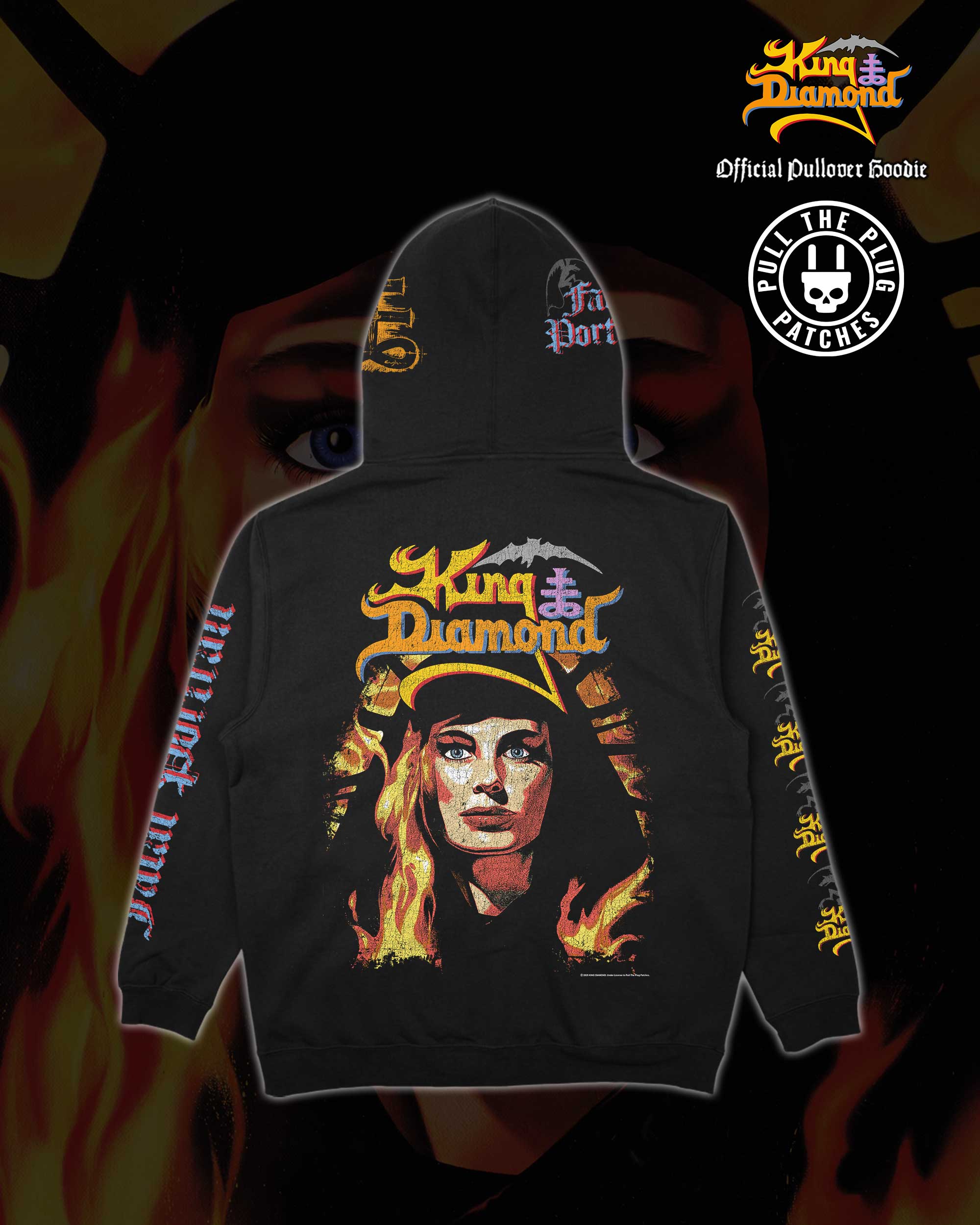 King Diamond - Fatal Portrait - Deluxe Pullover Hoodie - Image 4