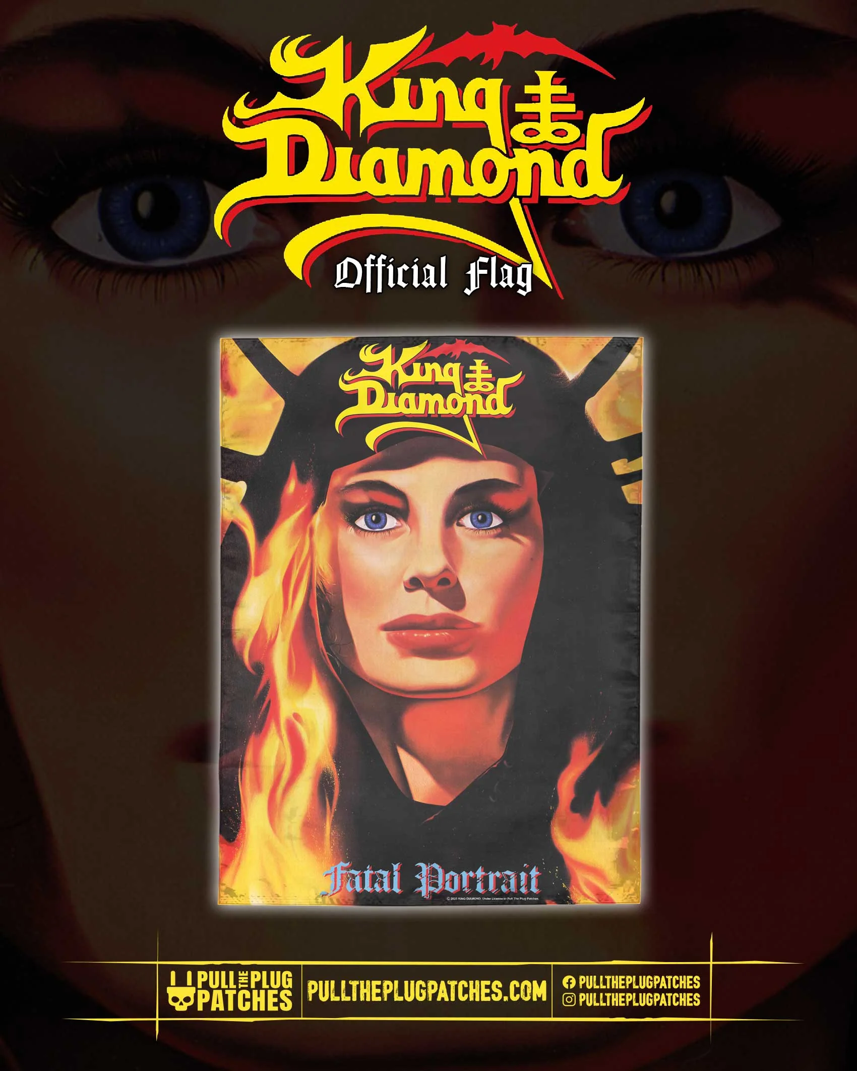 King Diamond - Fatal Portrait - Flag