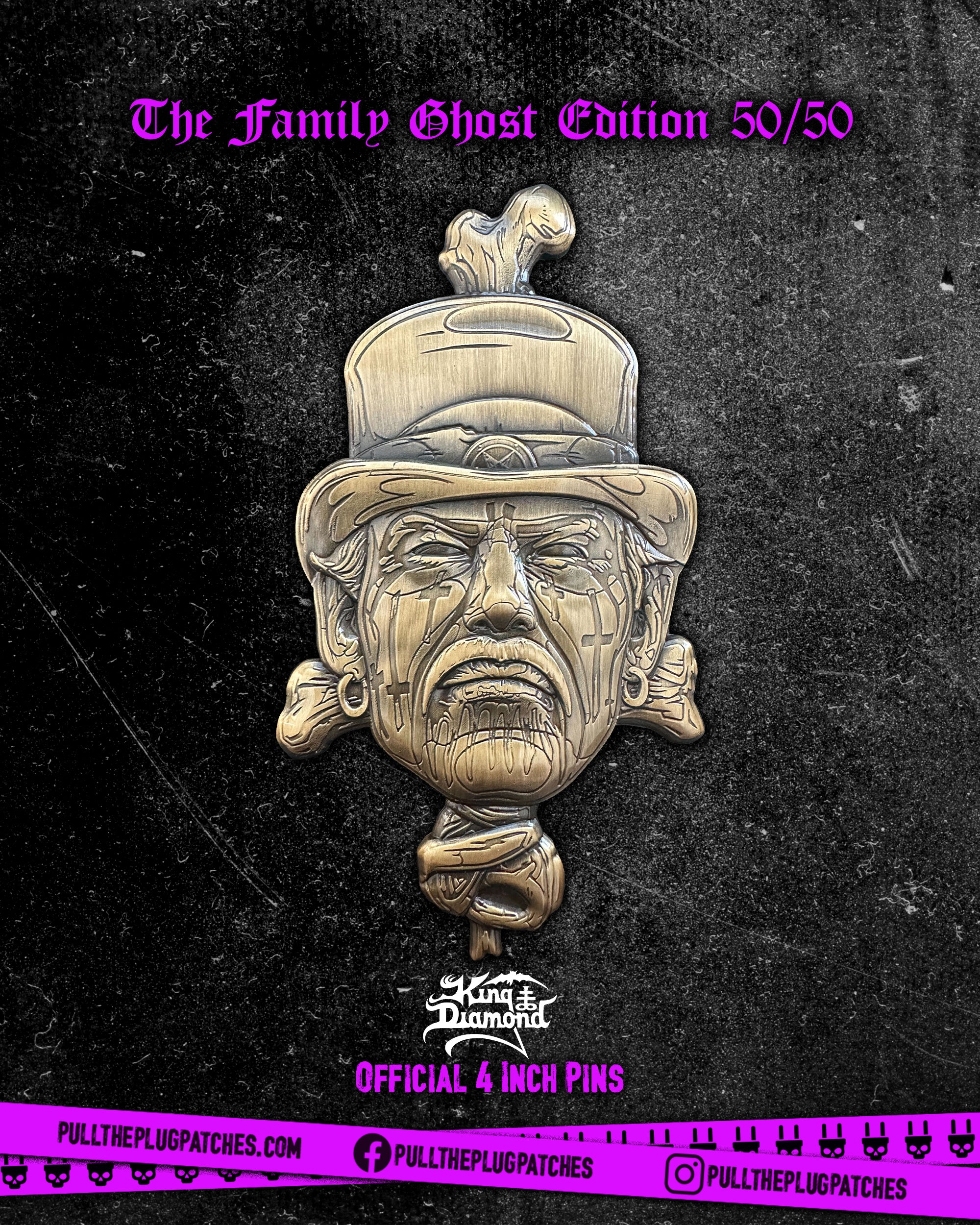 King Diamond - King Diamond - Deluxe Pin in Tin Box (4 Inch Pin) - Image 3