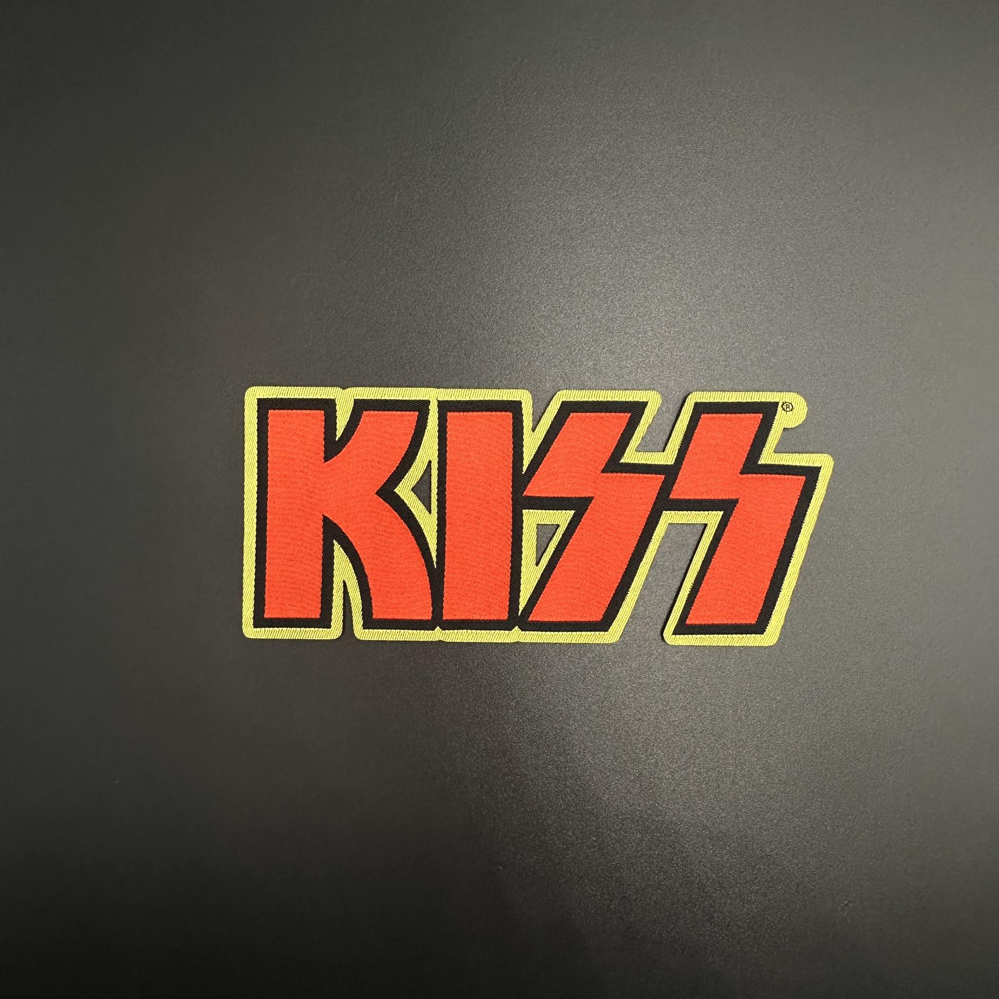 Kiss - Red Logo - Woven Patch - Image 2