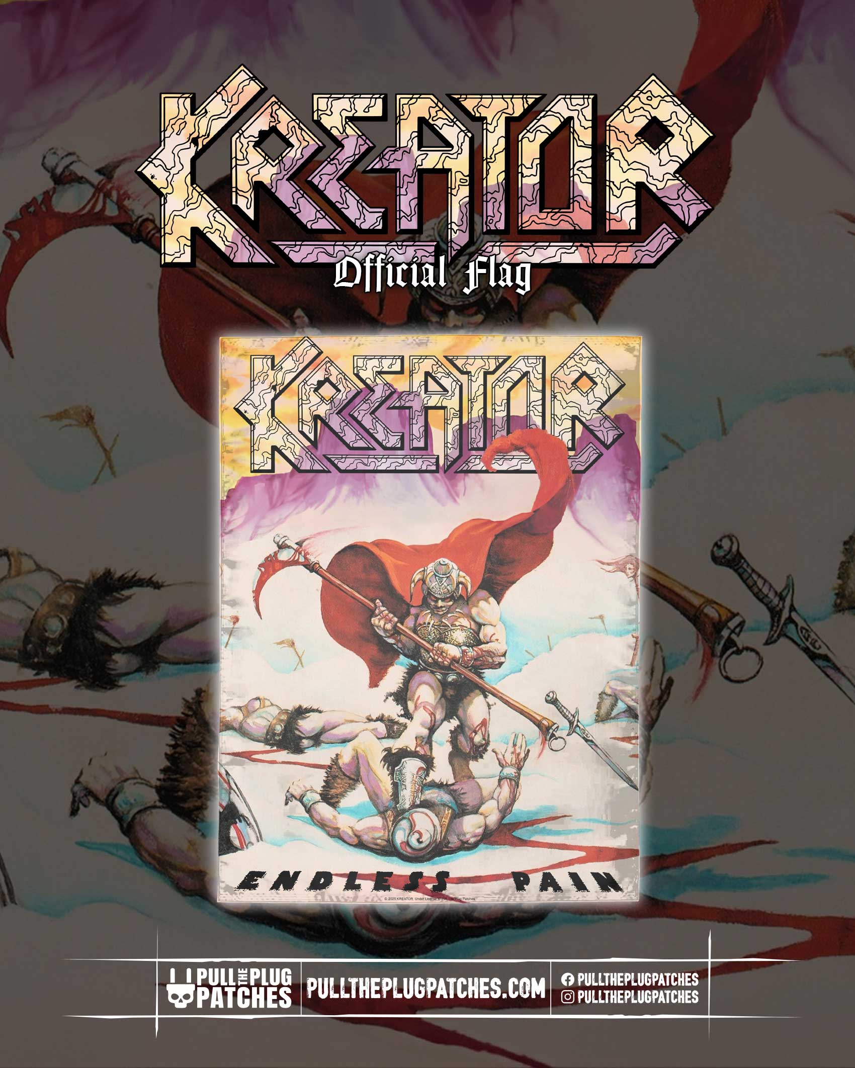 Kreator - Endless Pain - Flag