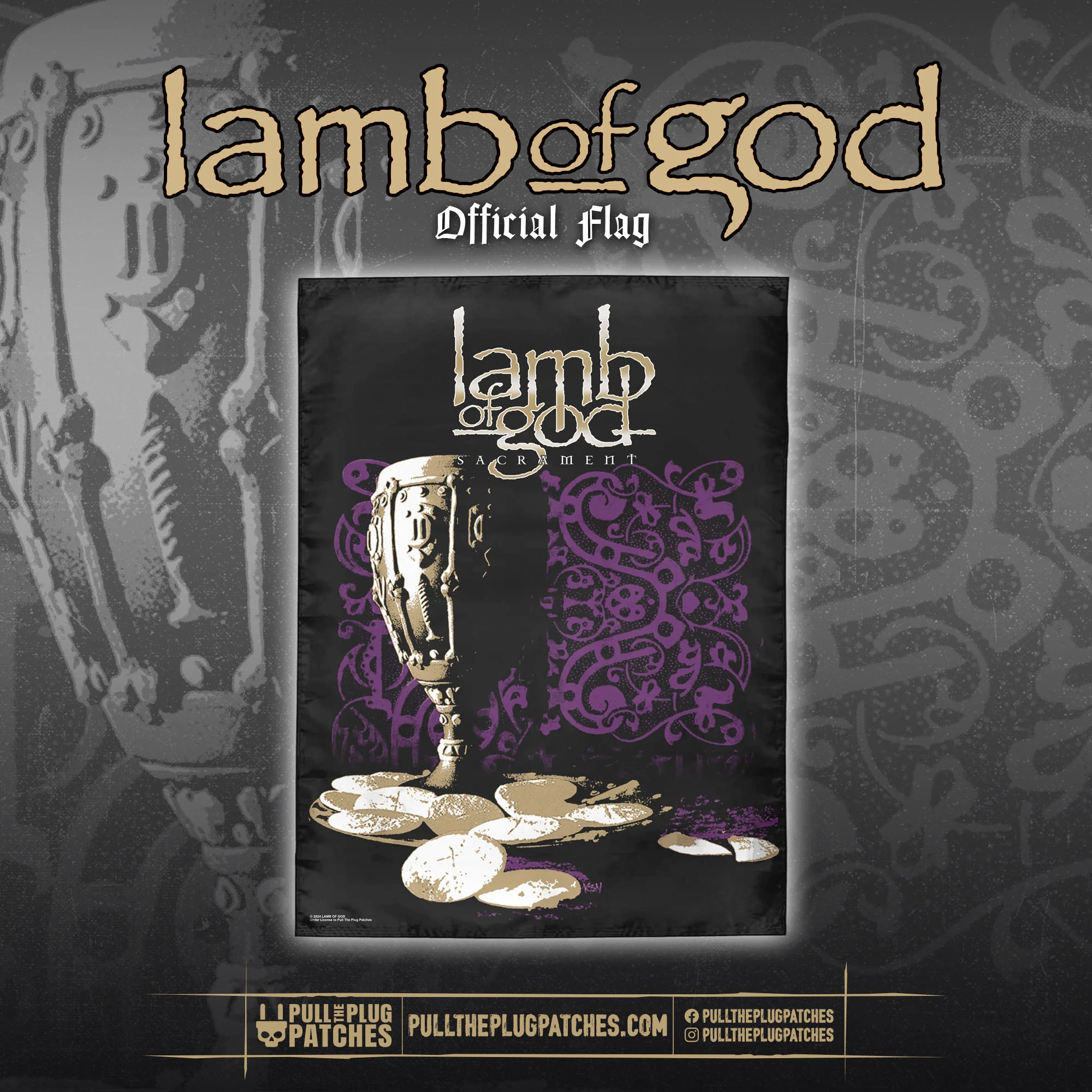 Lamb Of God - Sacrament - Flag