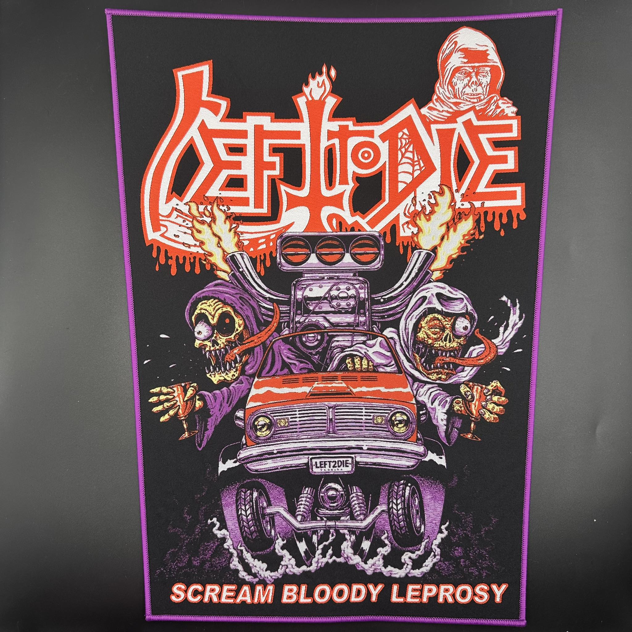 Left To Die - Scream Bloody Leprosy - Backpatch - Image 2