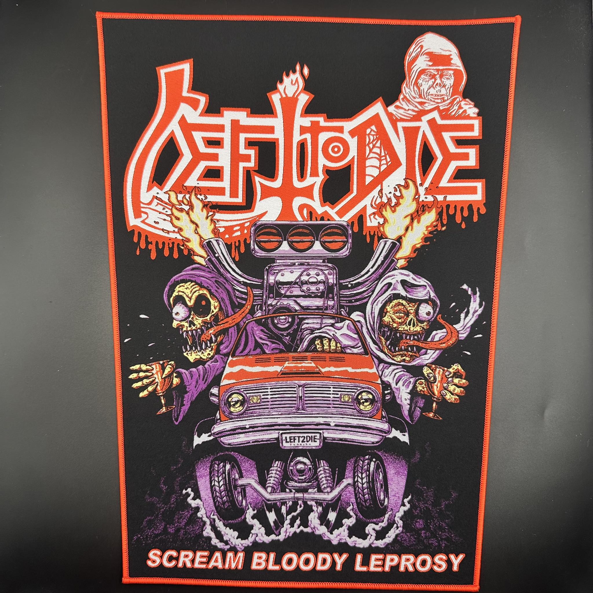 Left To Die - Scream Bloody Leprosy - Backpatch - Image 3