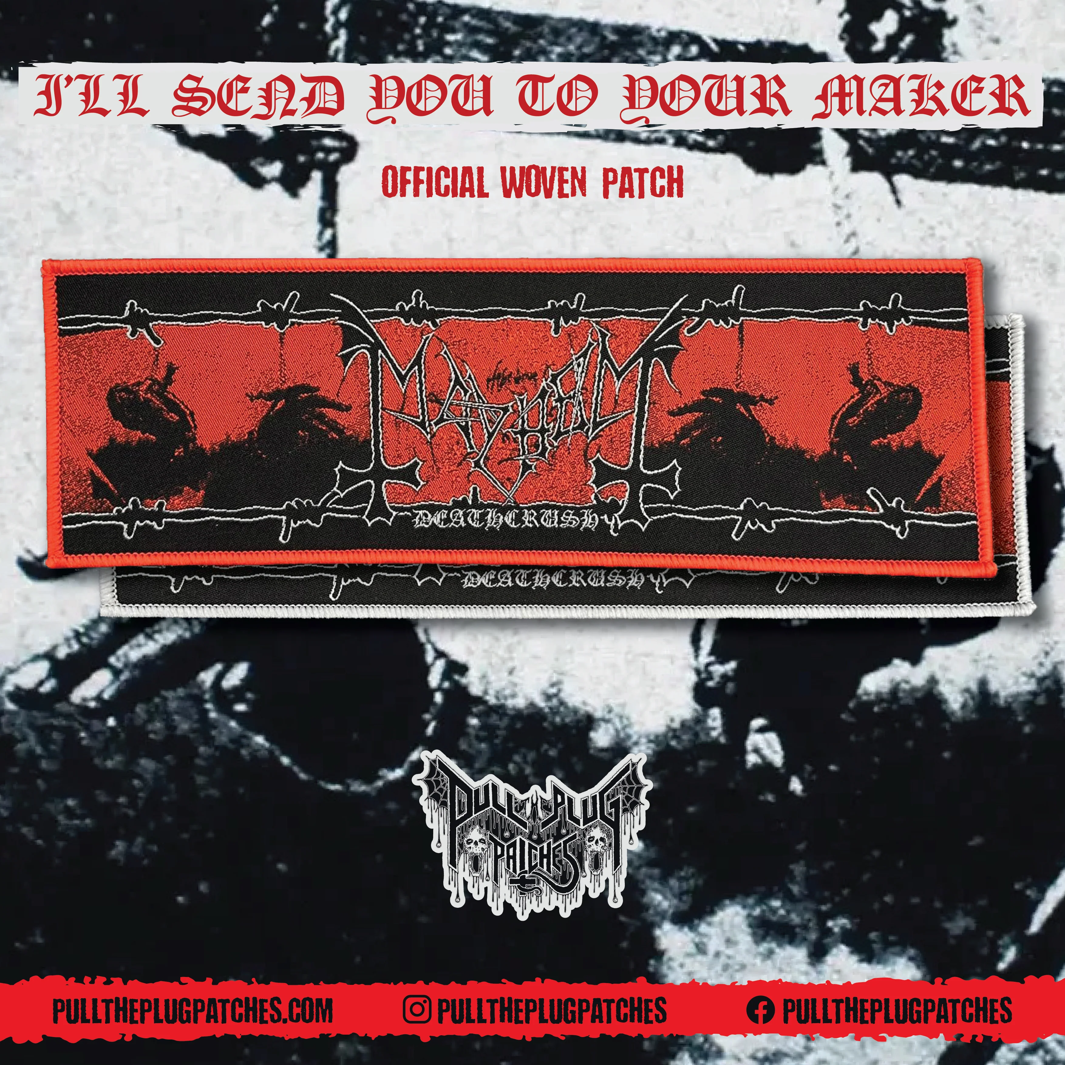 Mayhem - Deathcrush - Strip Patch
