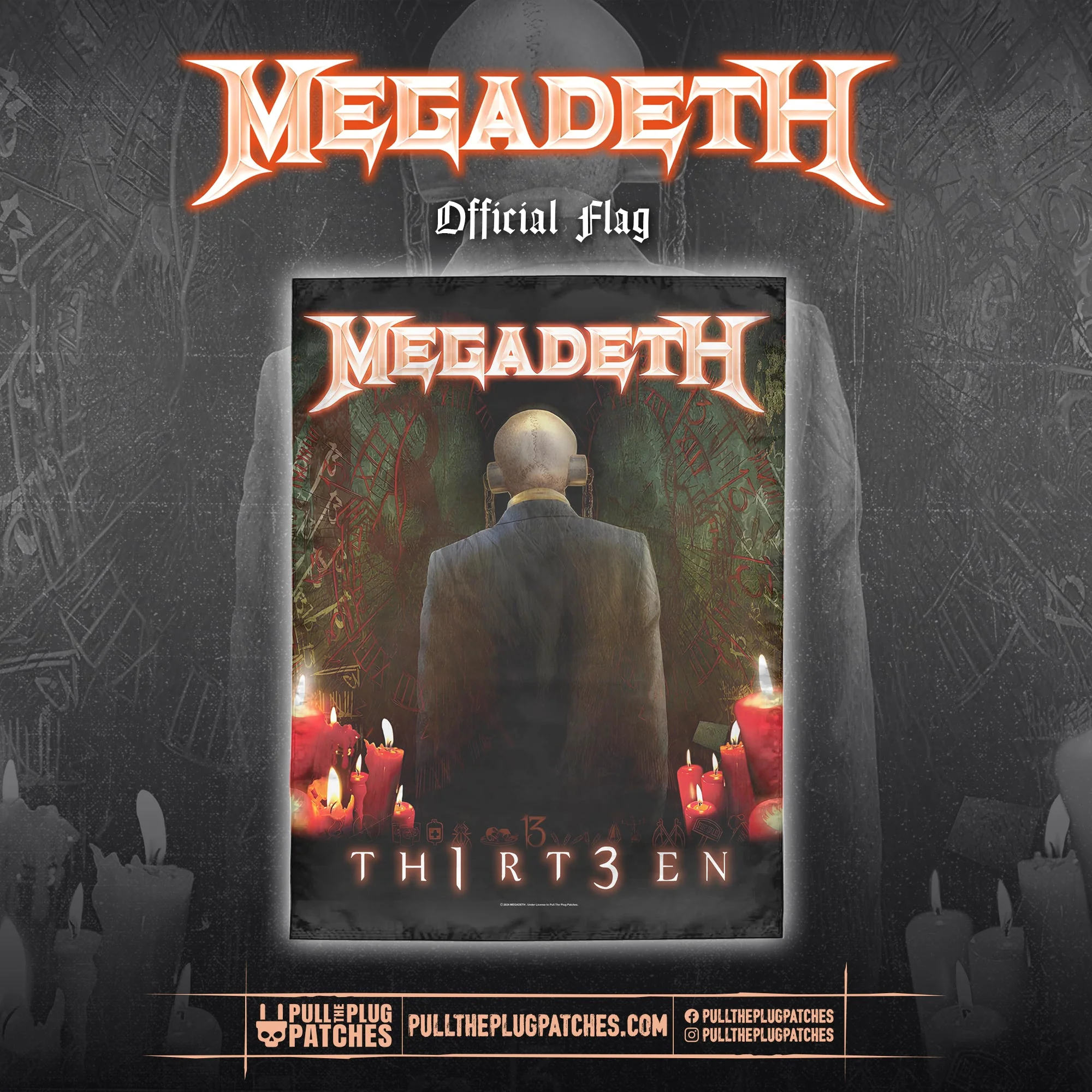 Megadeth - Th1rt3en - Flag