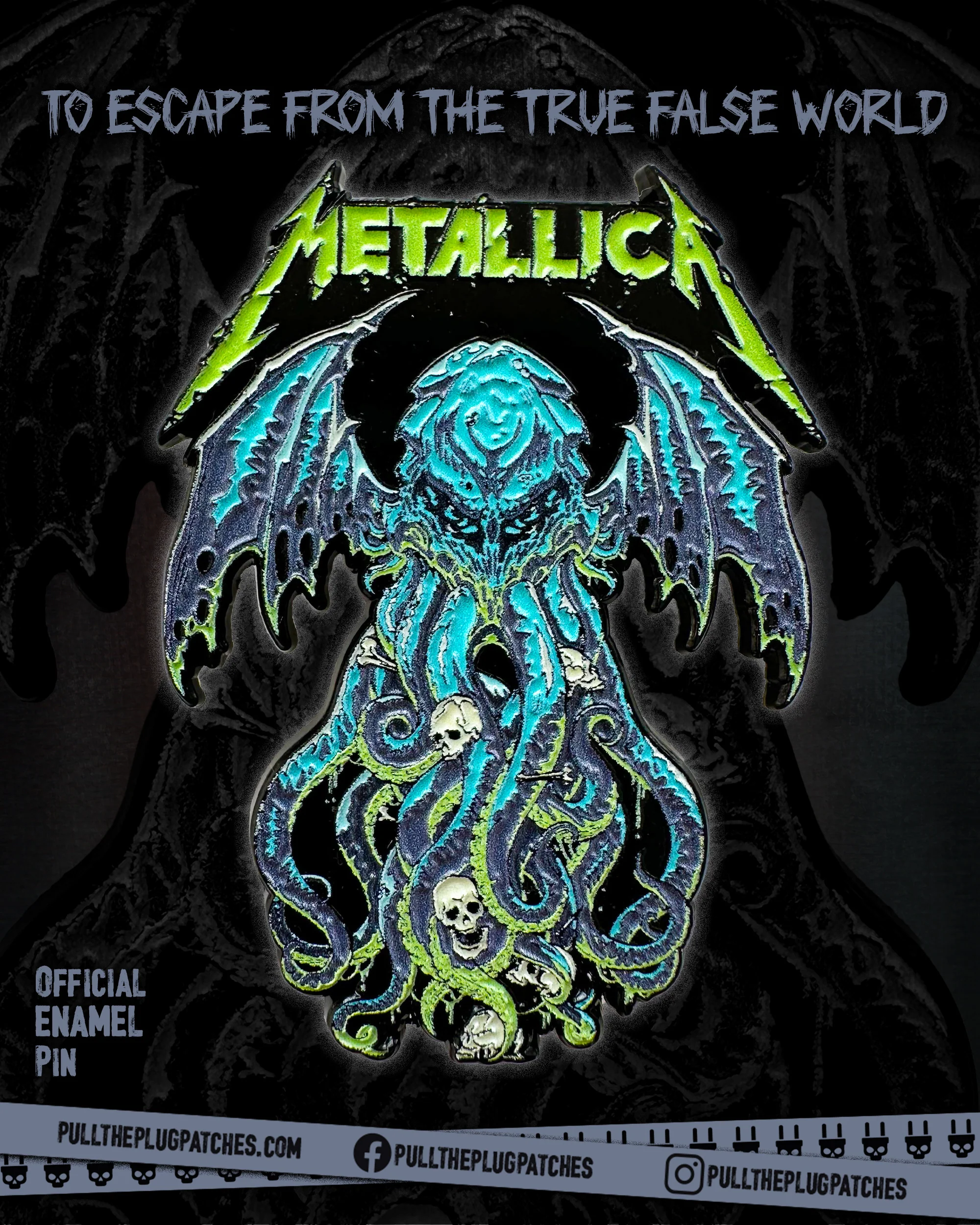 Metallica - Call Of The Ktulu (Luke Preece Art) - Pin
