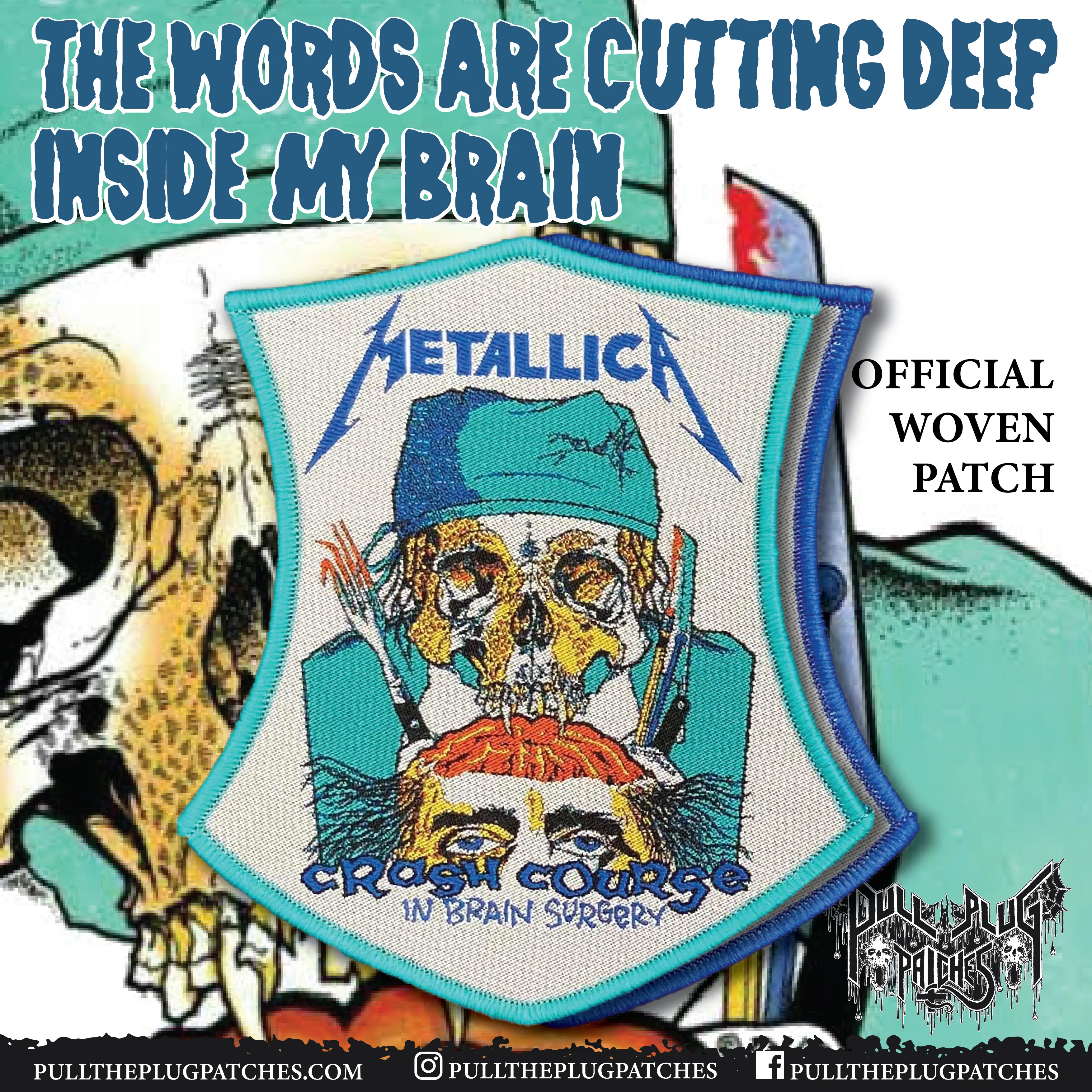 Metallica - Crash Course in Brain Surgery - Patch