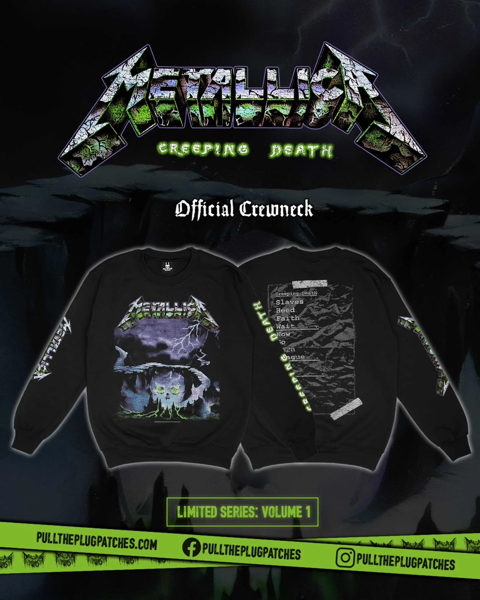 Metallica - Creeping Death - Crewneck Sweater