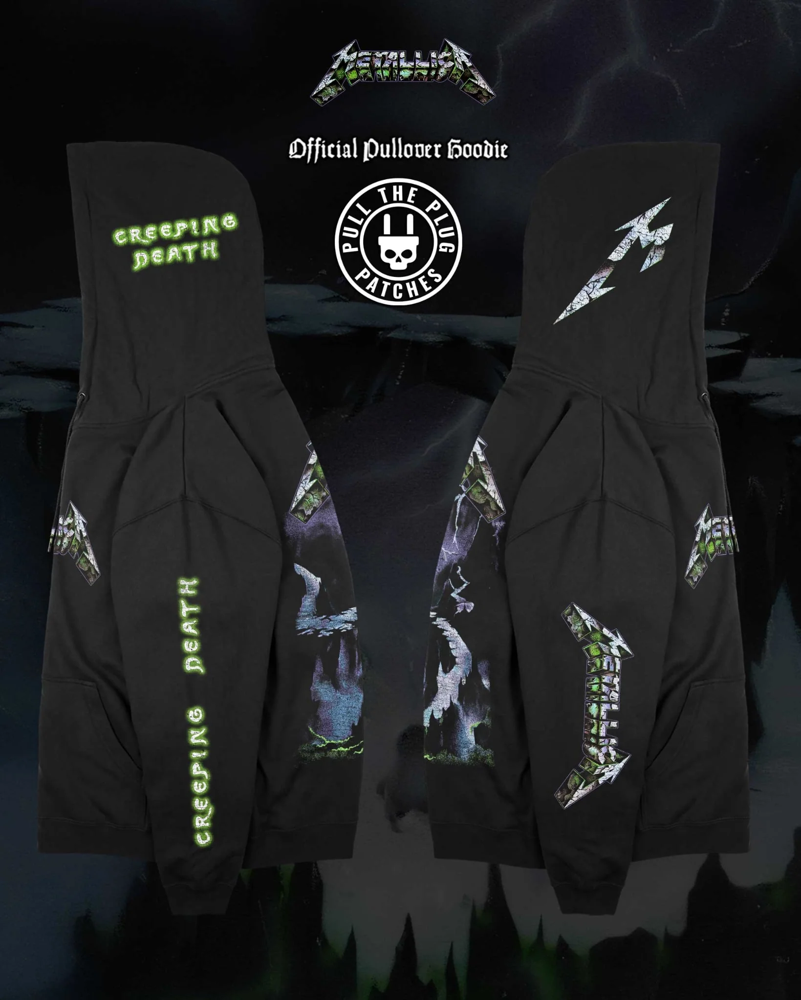 Metallica - Creeping Death - Deluxe Pullover Hoodie - Image 4