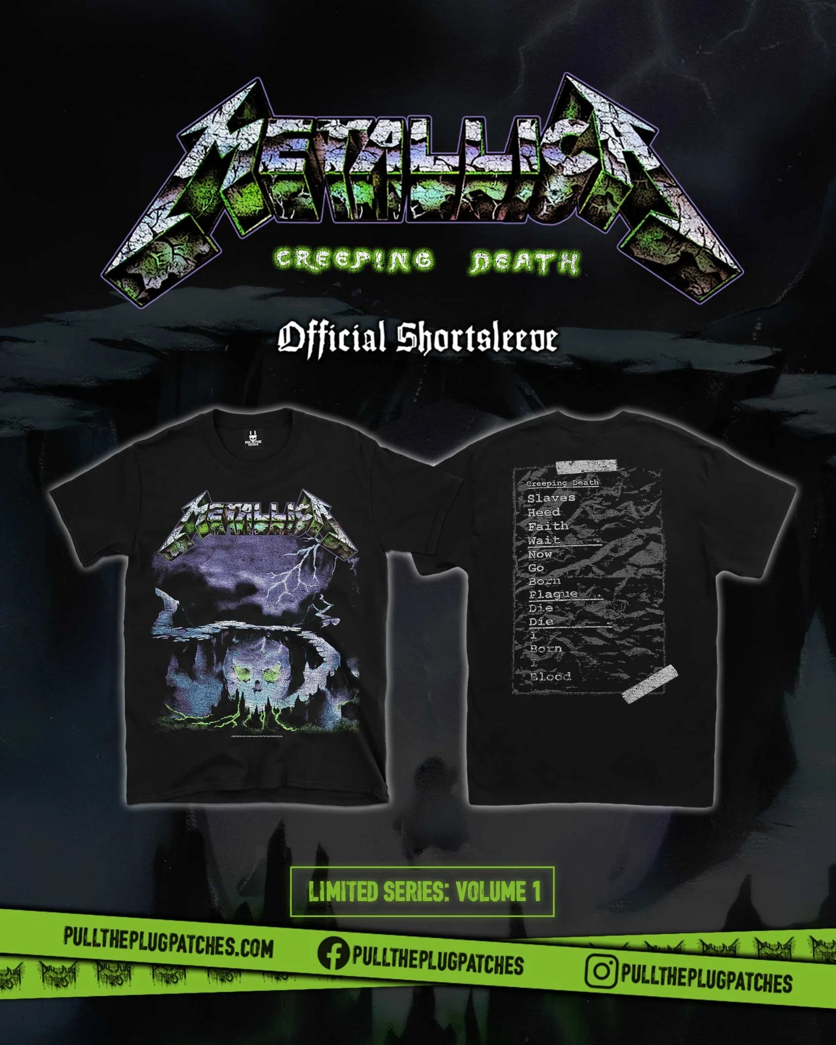 Metallica - Creeping Death - Shortsleeve Shirt