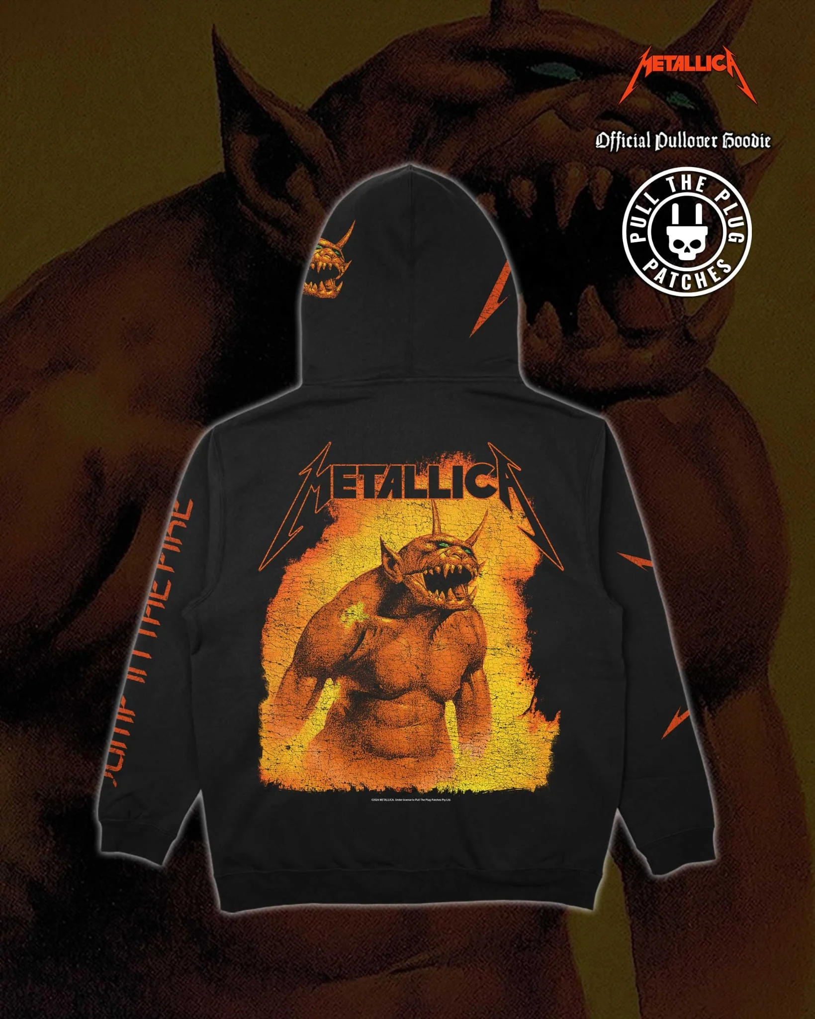 Metallica - Jump In The Fire - Deluxe Pullover Hoodie - Image 4