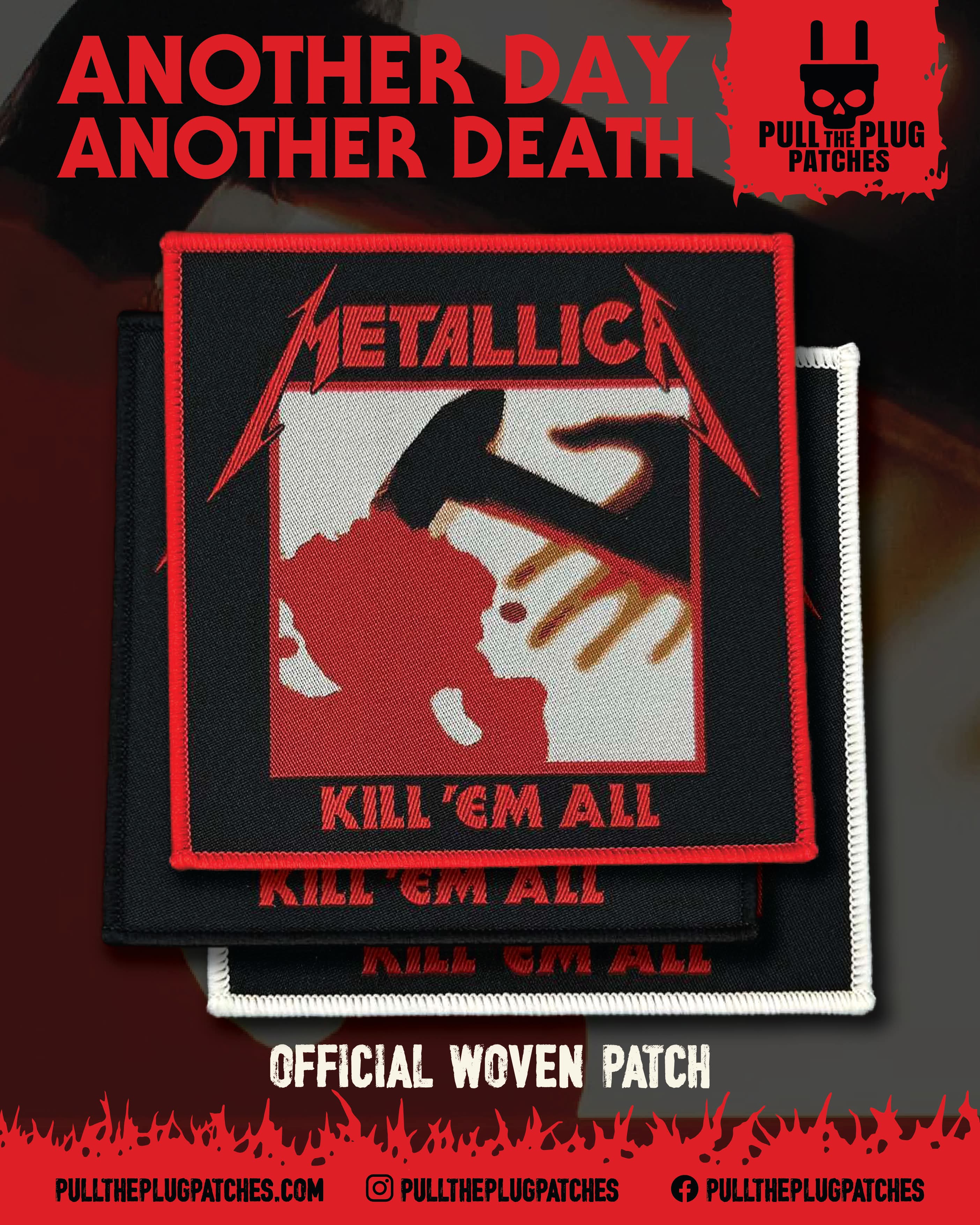 Metallica - Kill 'Em All - Square Patch