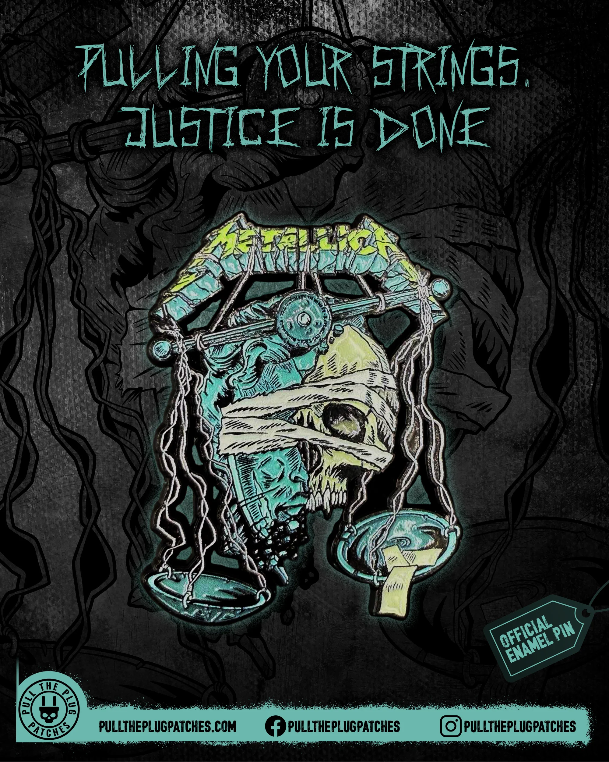 Metallica - Lady Justice - Pin