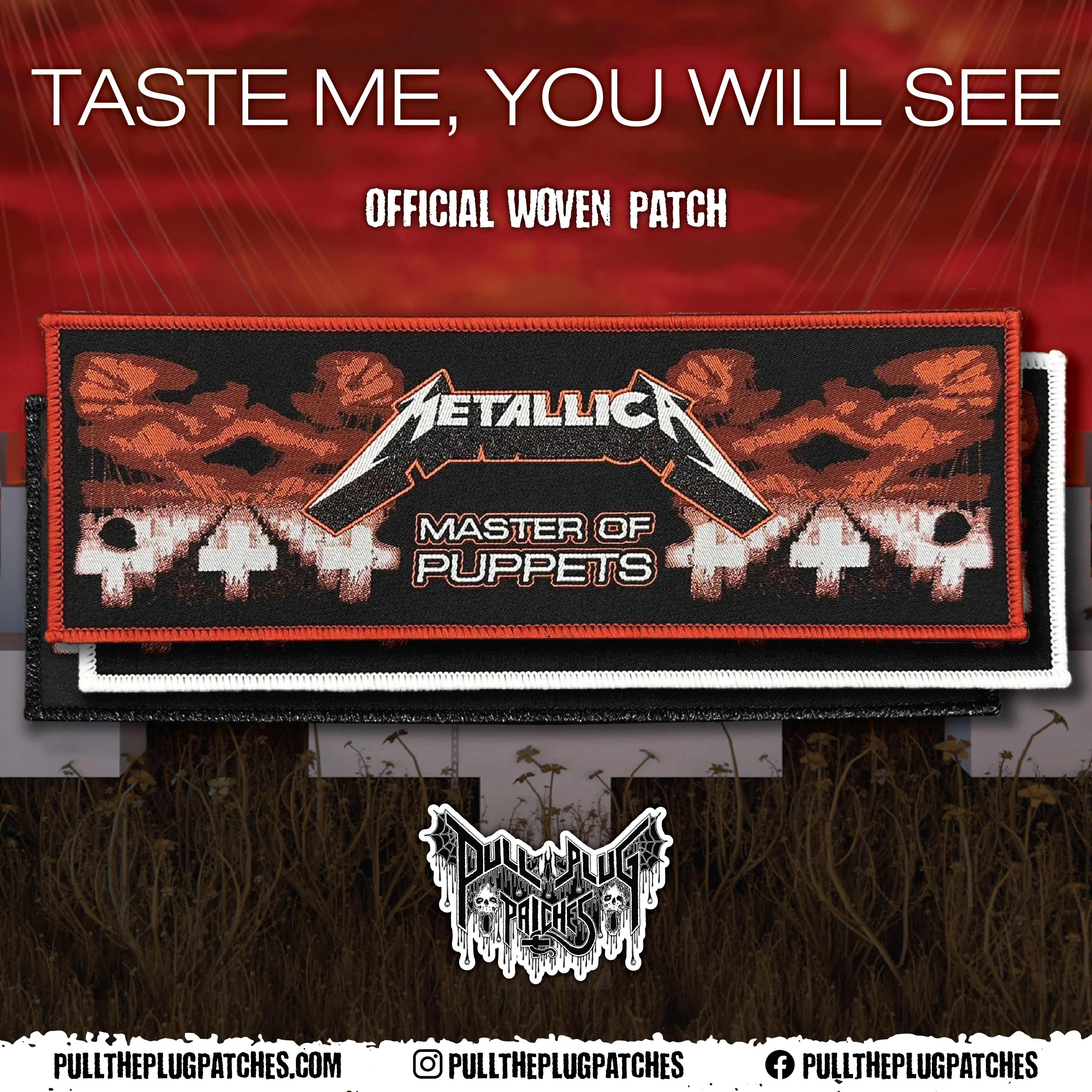 Metallica - Master of Puppets - Strip Patch