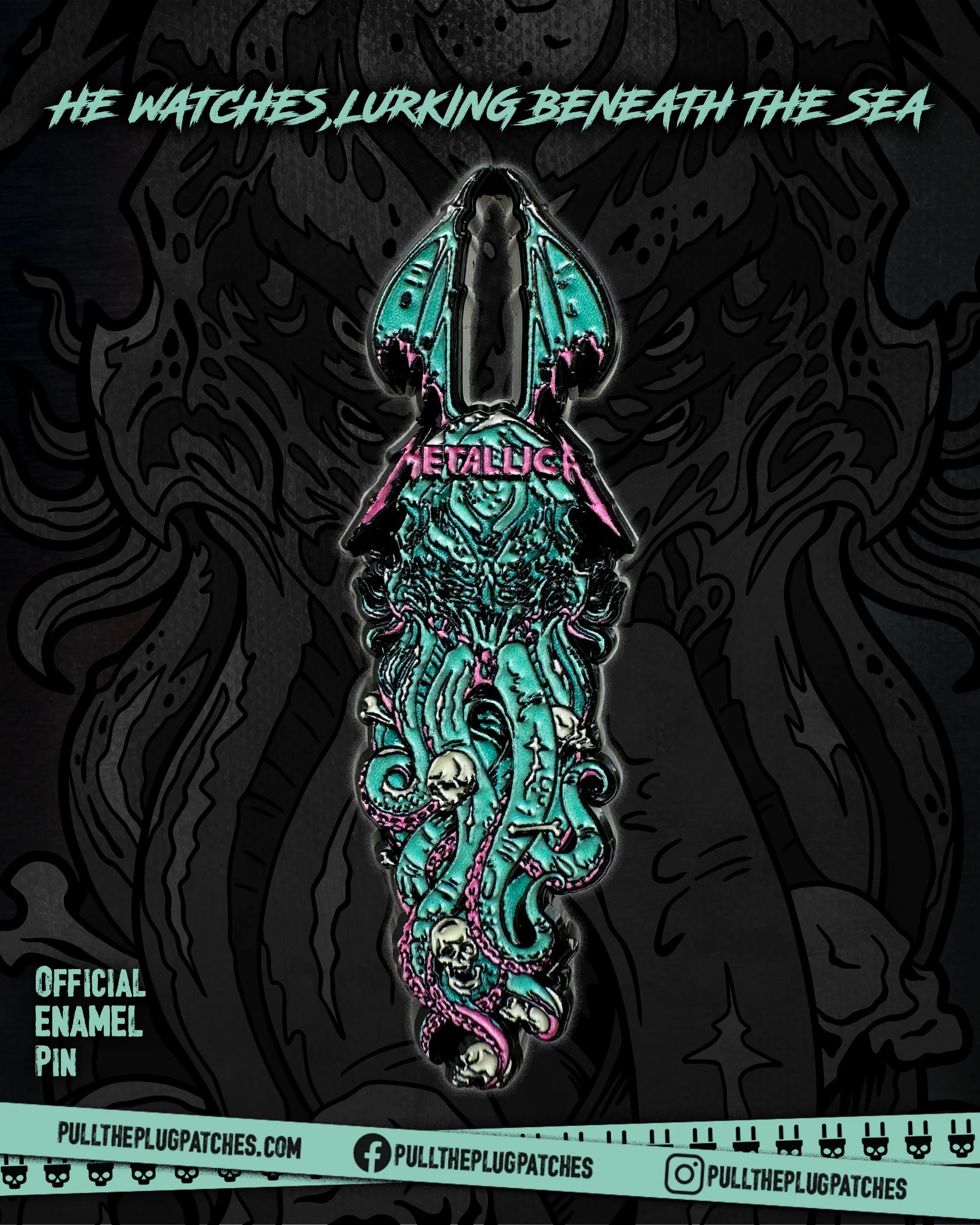 Metallica - The Thing That Should Not Be (Luke Preece Art) - Pin