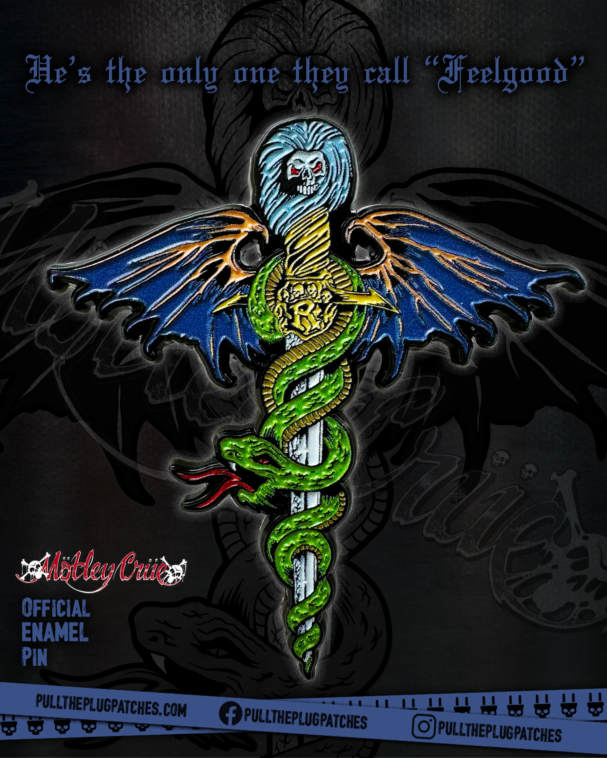 Motley Crue - Dr. Feelgood - Pin