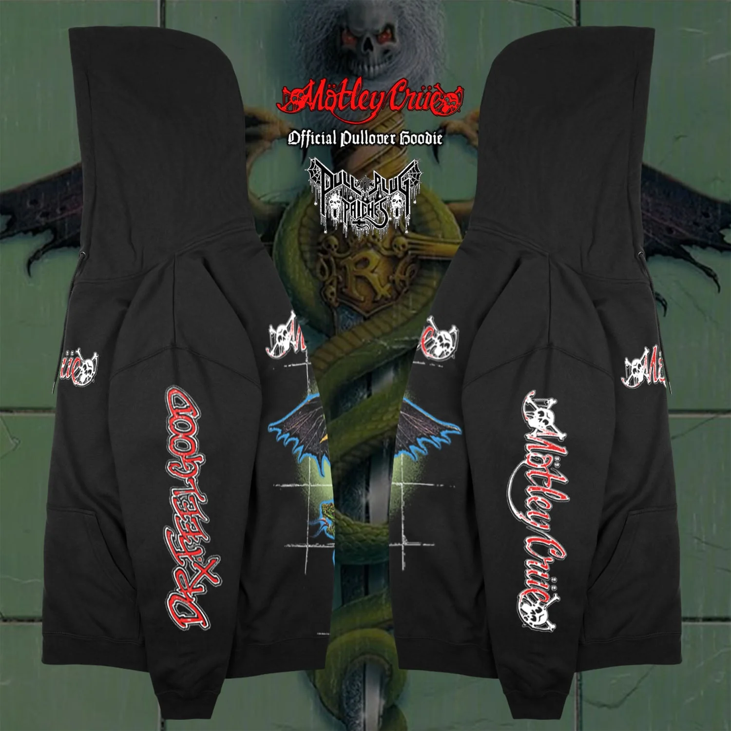Motley Crue - Dr. Feelgood - Pullover Hoodie - Image 3