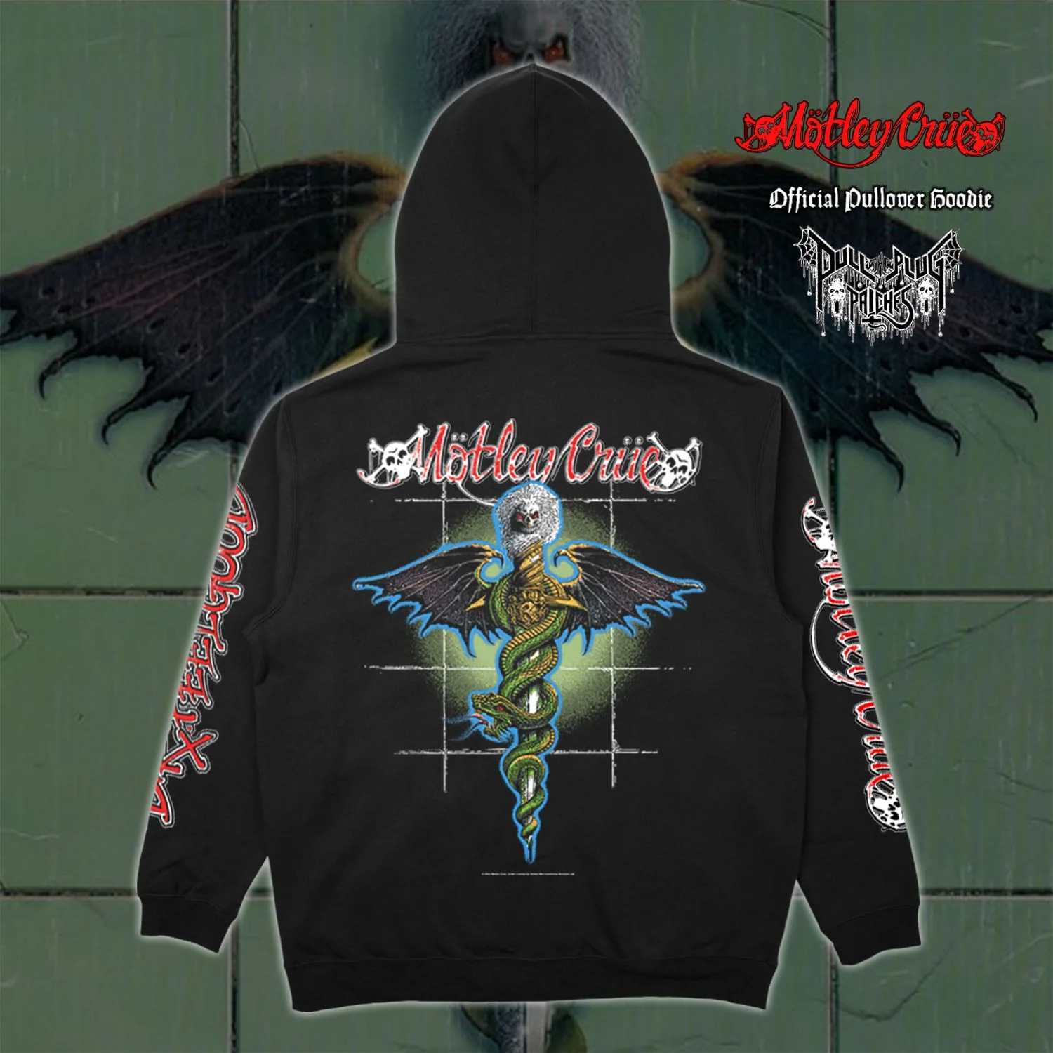 Motley Crue - Dr. Feelgood - Pullover Hoodie - Image 4