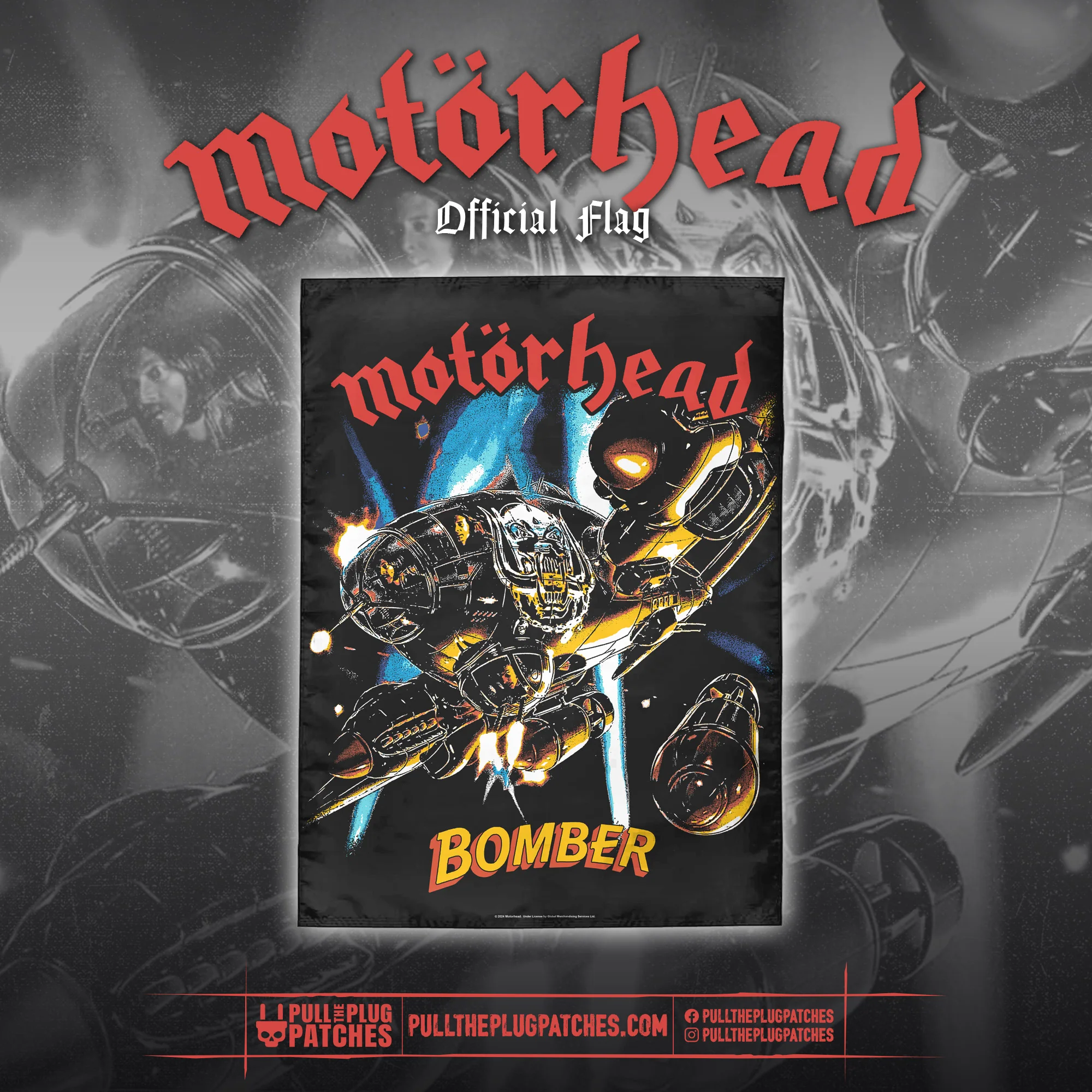 Motorhead - Bomber - Flag