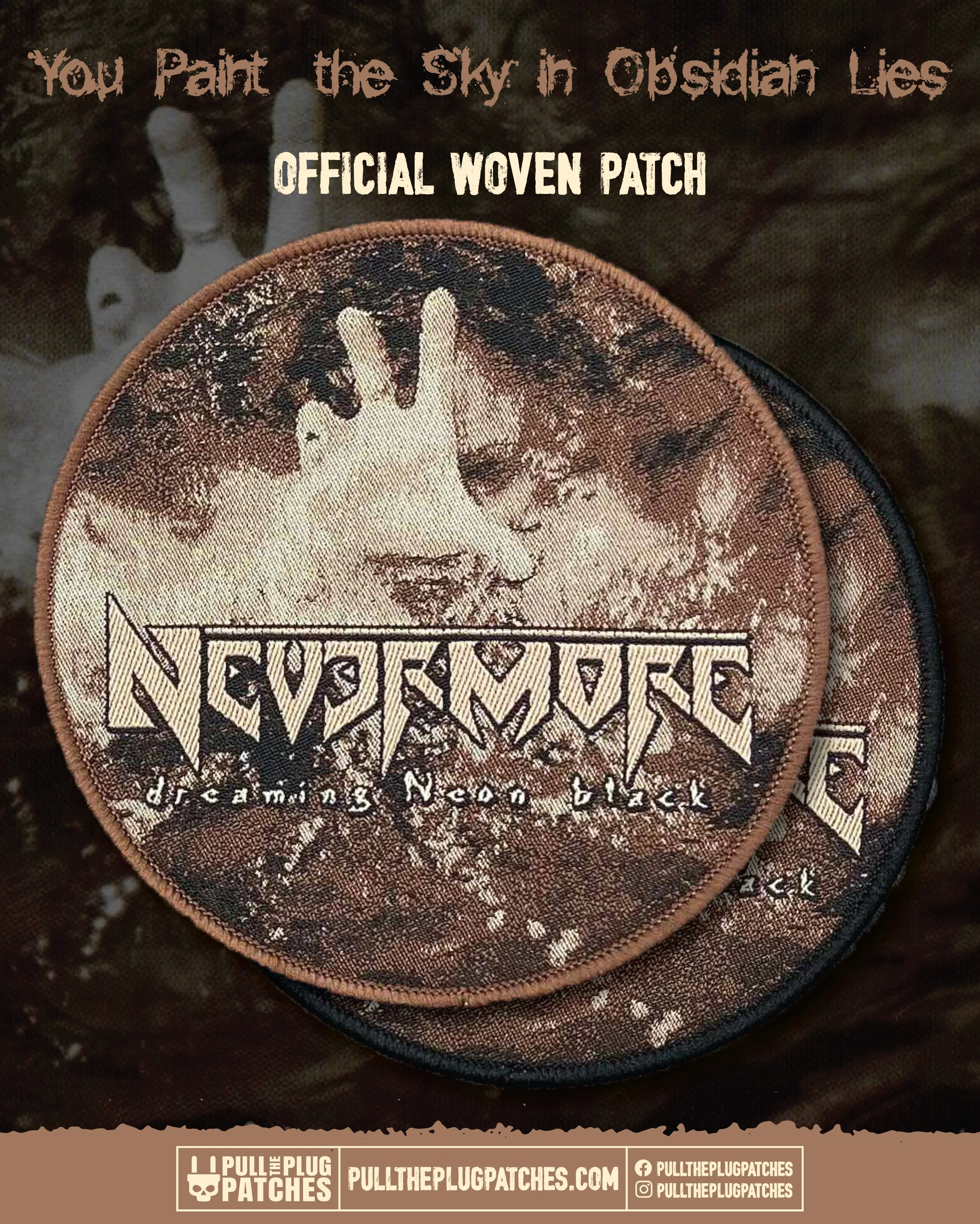 Nevermore - Dreaming Neon Black - Patch