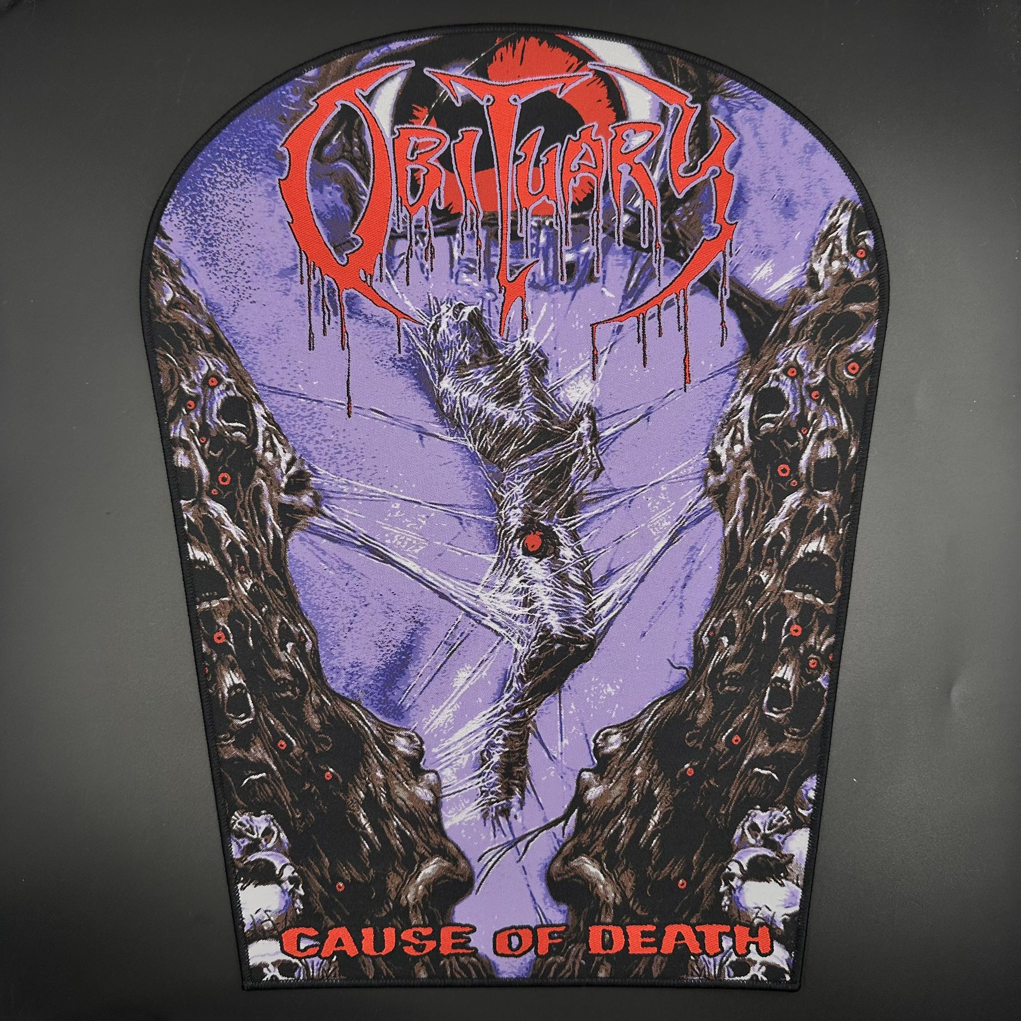 Obituary - Cause Of Death - Backpatch - Image 2