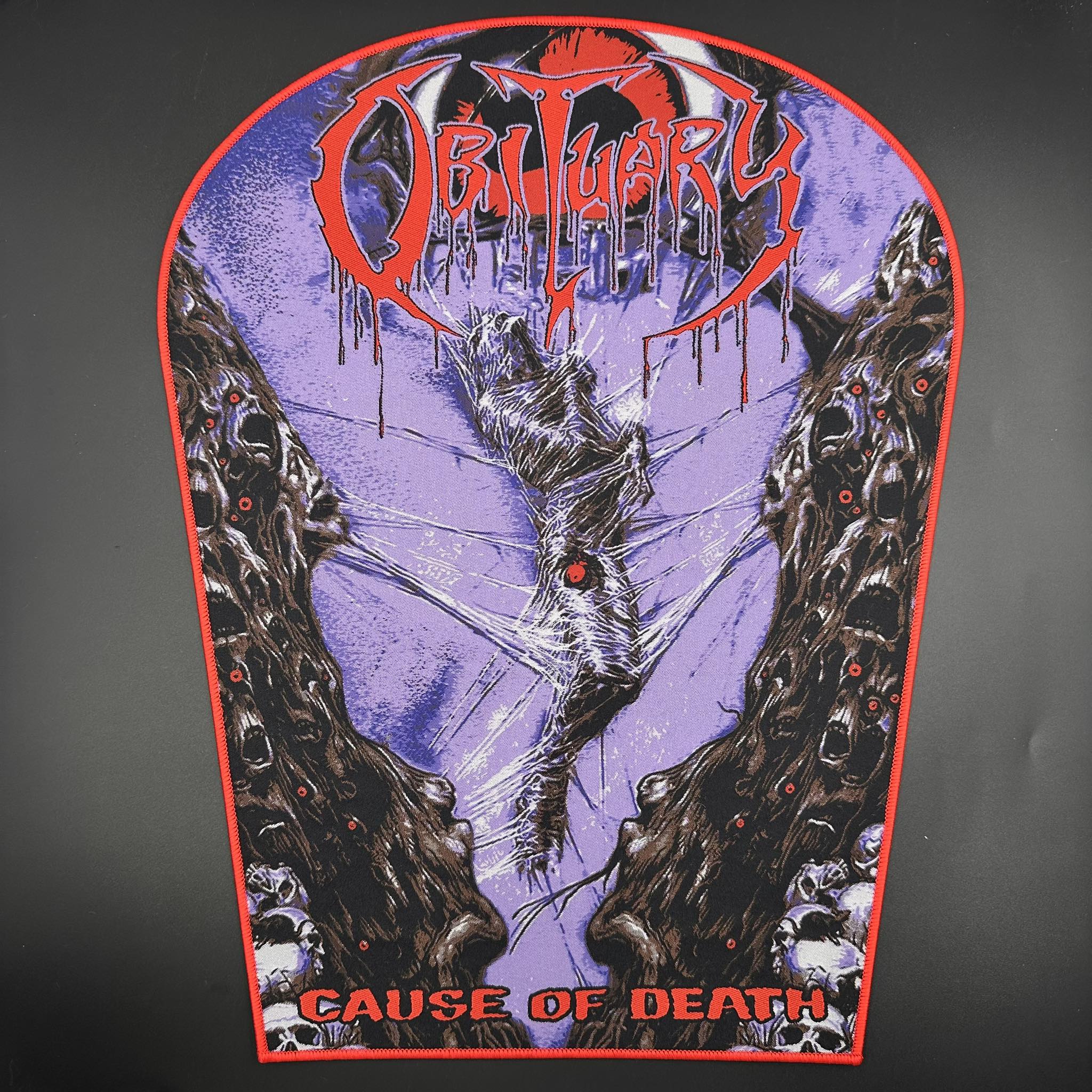 Obituary - Cause Of Death - Backpatch - Image 4
