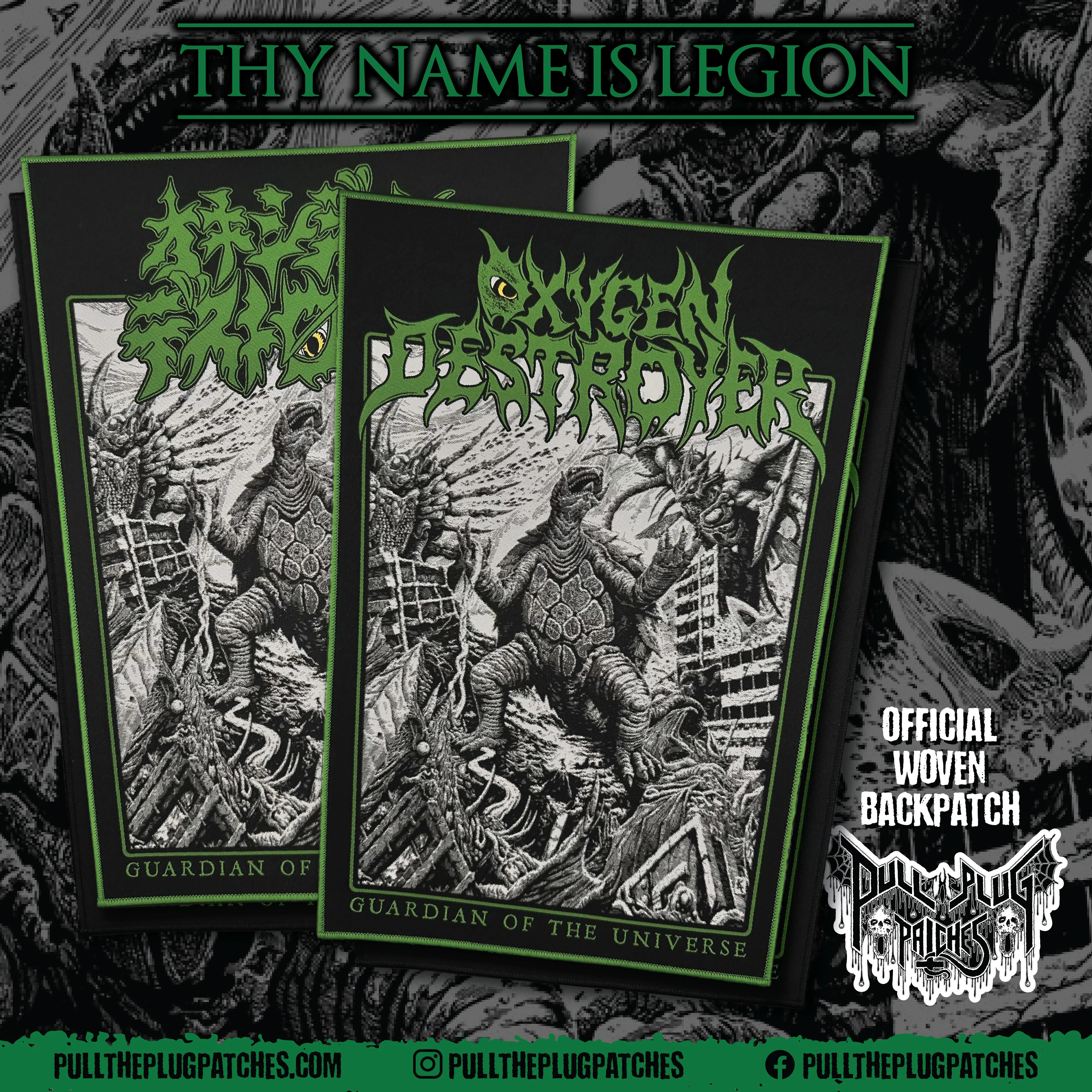 Oxygen Destroyer - Guardian of The Universe - Backpatch