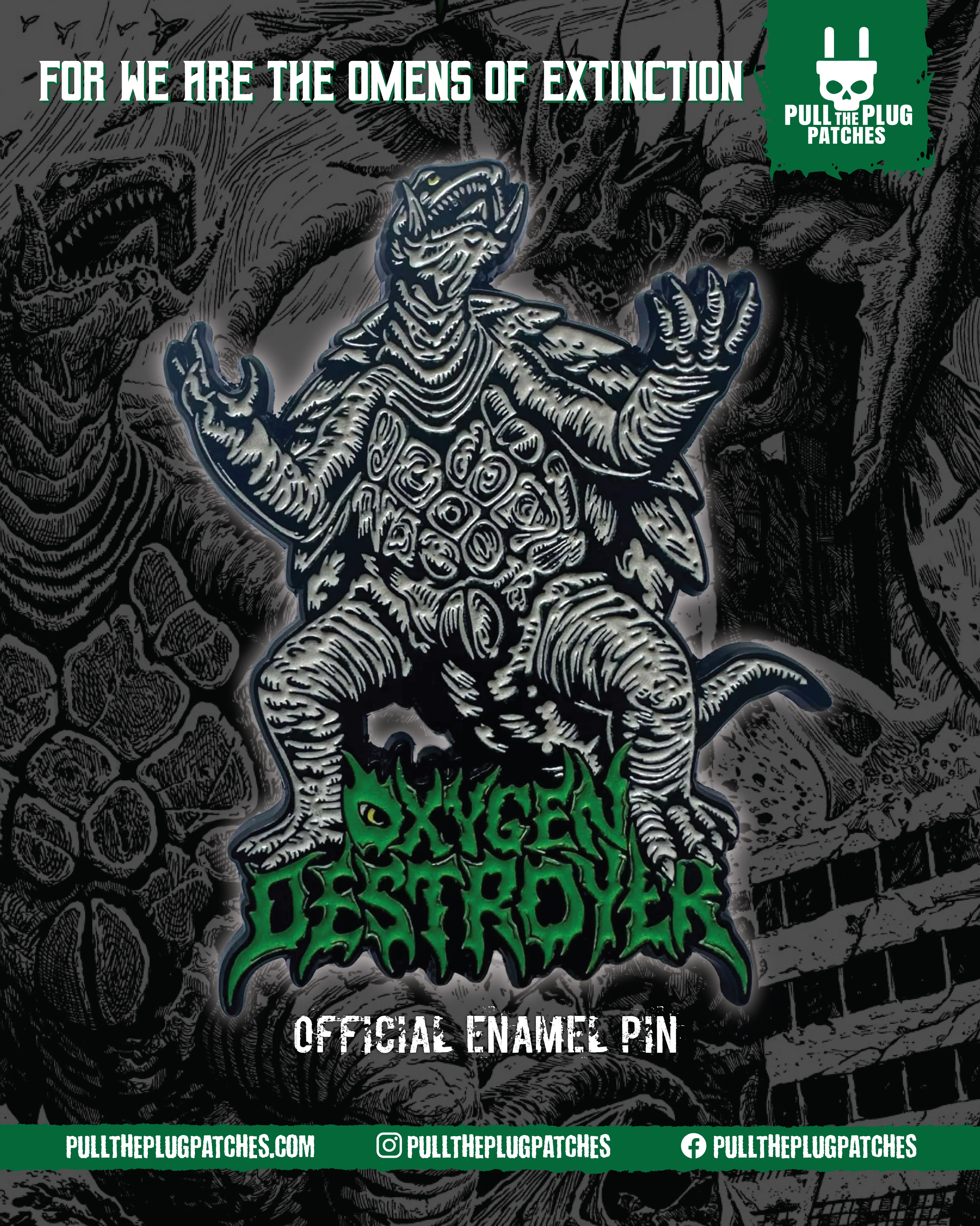 Oxygen Destroyer - Guardians Of The Universe - Pin