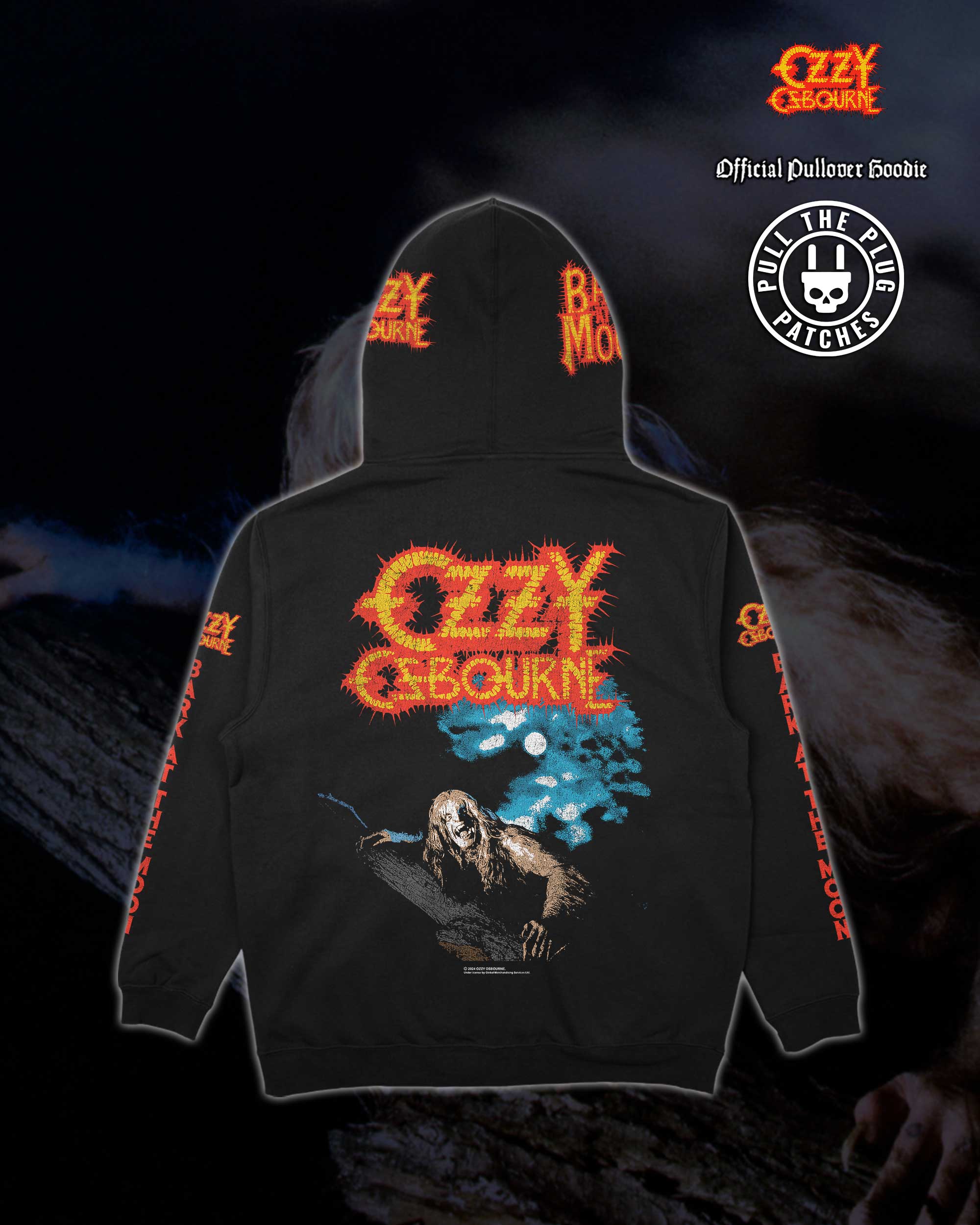 Ozzy Osbourne - Bark At The Moon - Deluxe Pullover Hoodie - Image 4