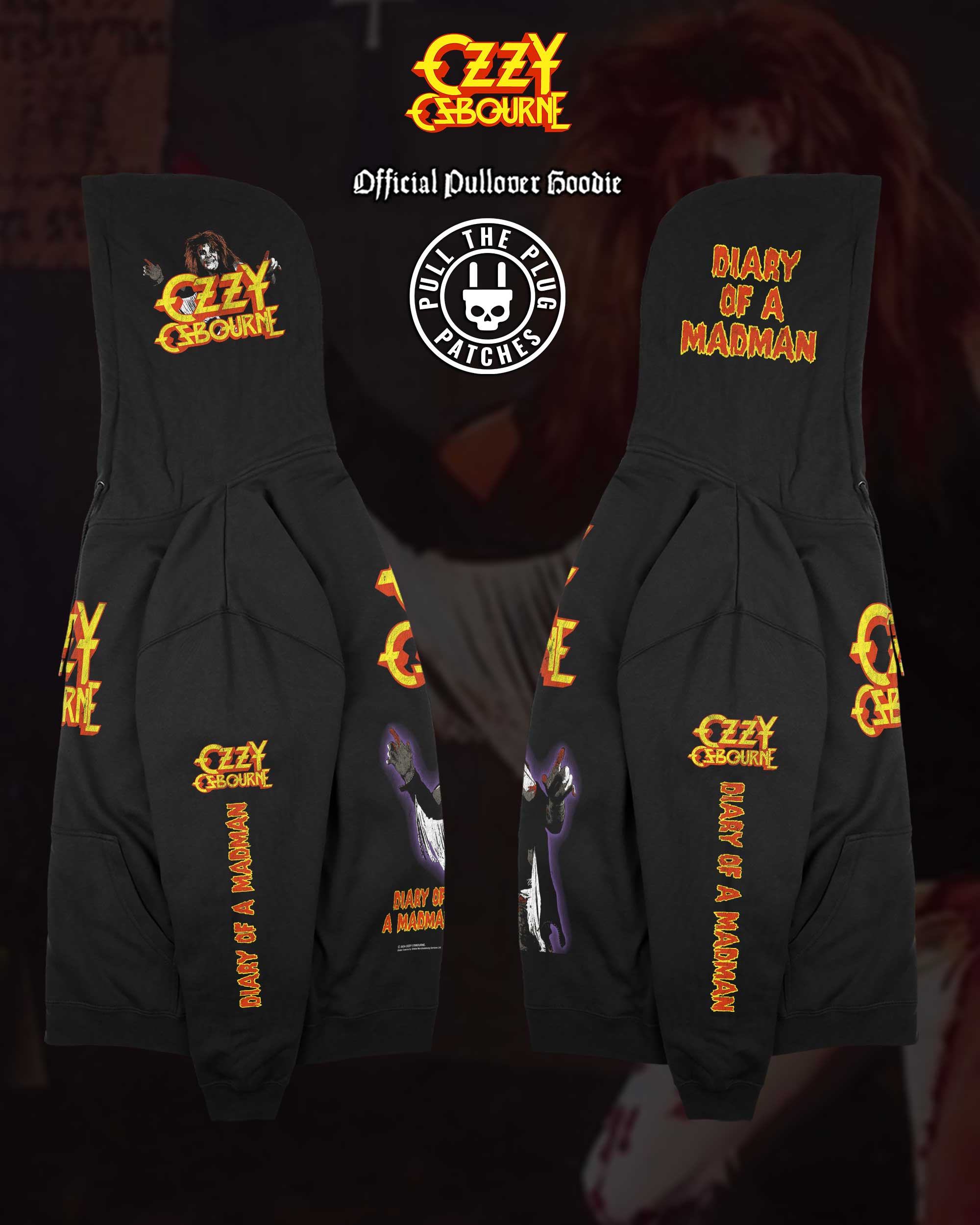 Ozzy Osbourne - Diary Of A Madman - Deluxe Pullover Hoodie - Image 3