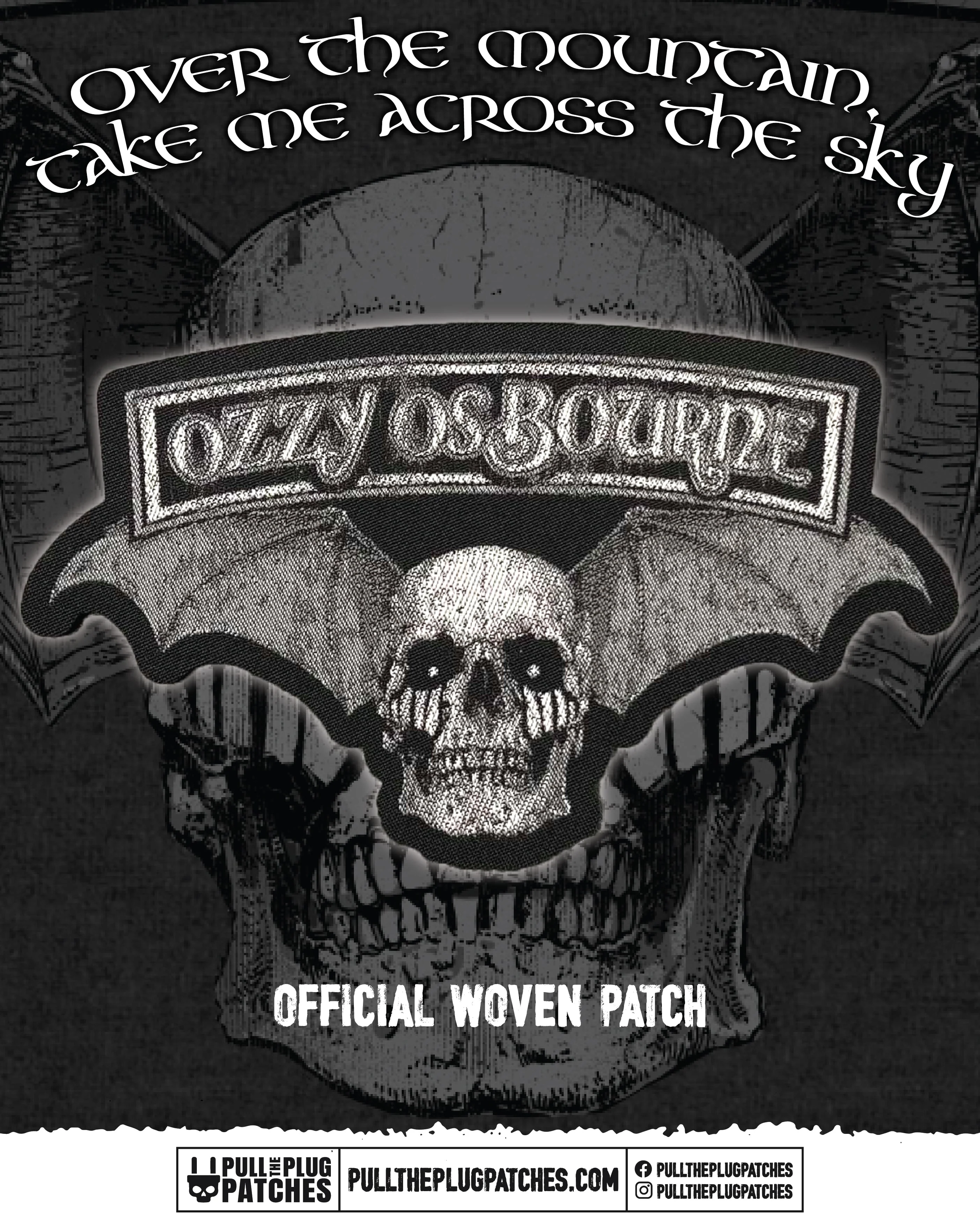 Ozzy Osbourne - Prince Of Darkness - Laser Cut Patch