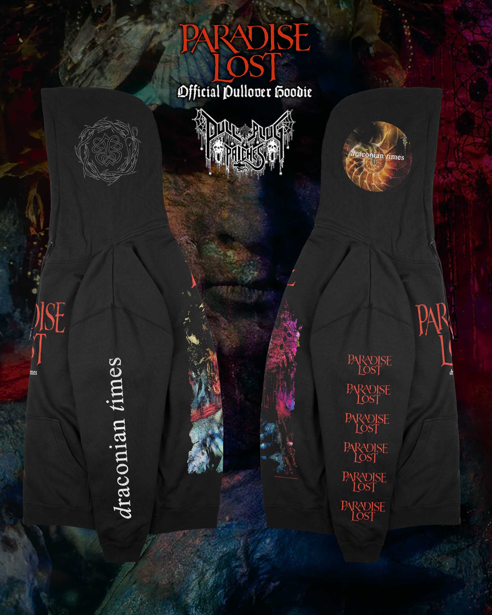 Paradise Lost - Draconian Times - Deluxe Pullover Hoodie - Image 3