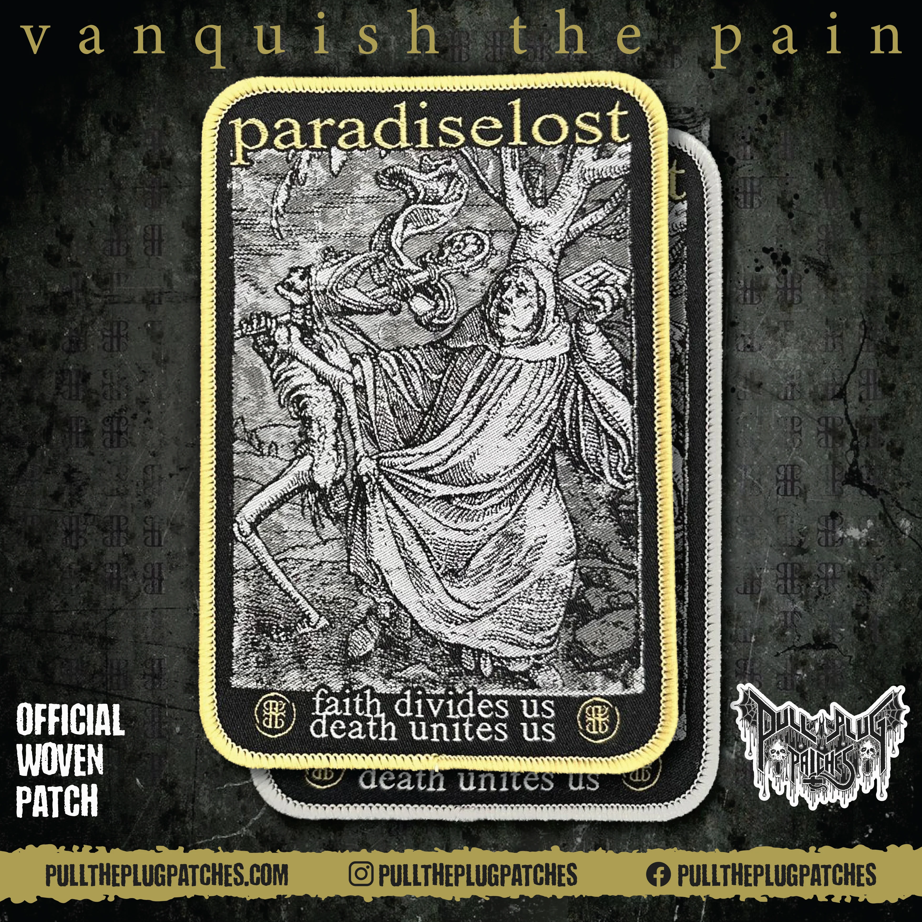 Paradise Lost - Faith Divides Us - Death Unites Us - Patch