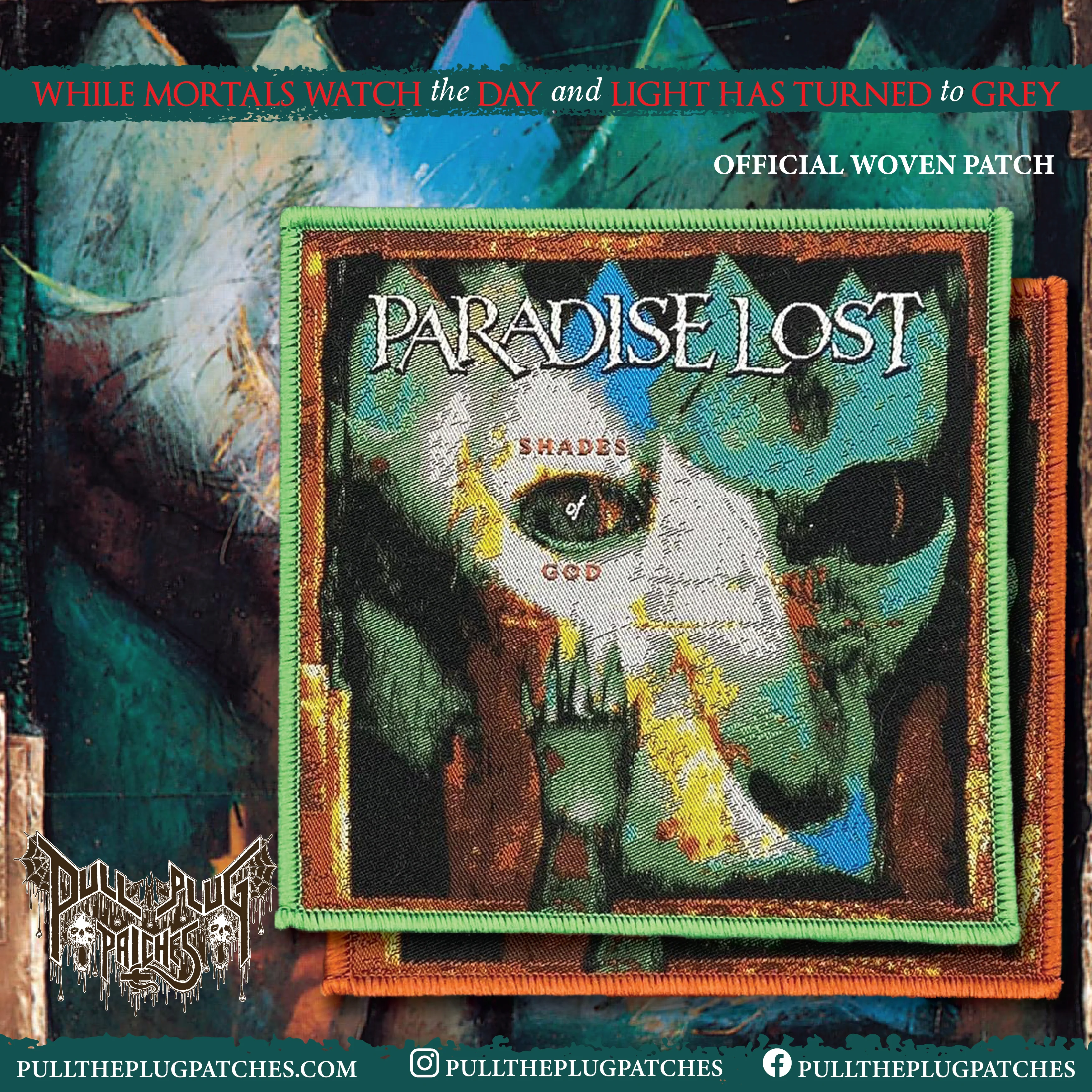 Paradise Lost - Shades Of God - Square Patch