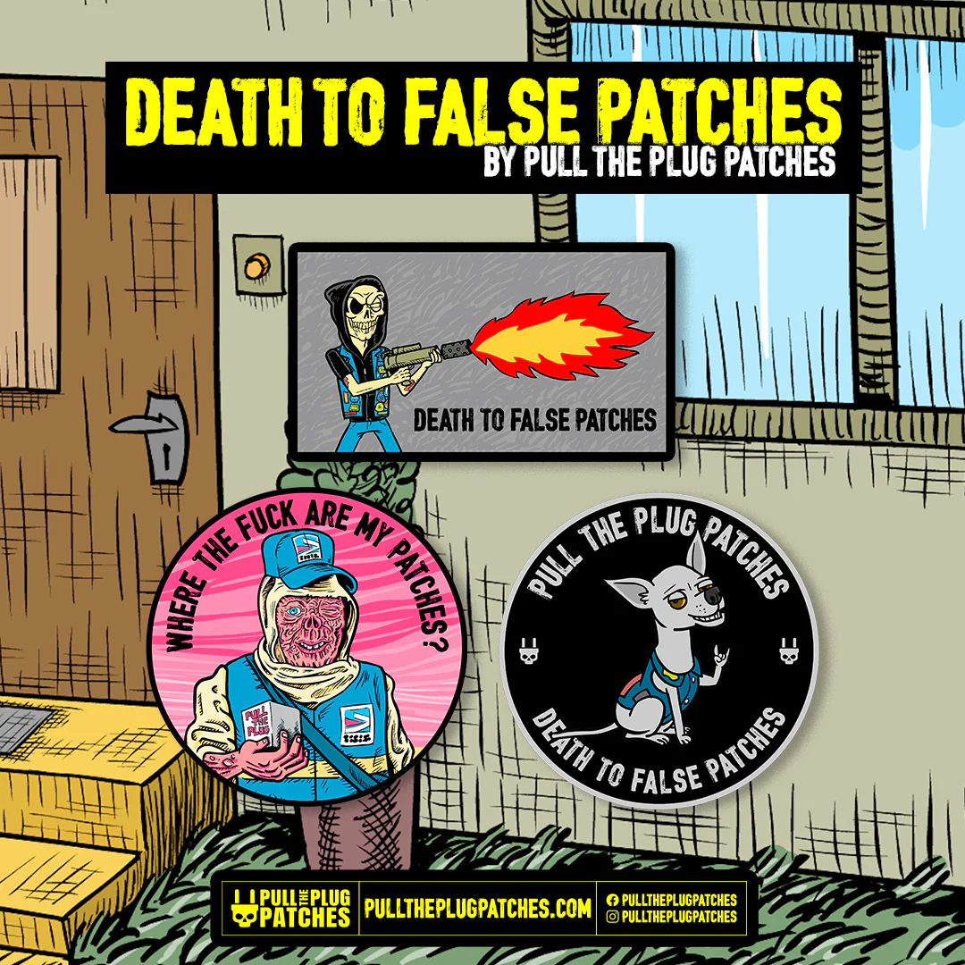Death To False Patches - Flamethrower - Patch - Image 2
