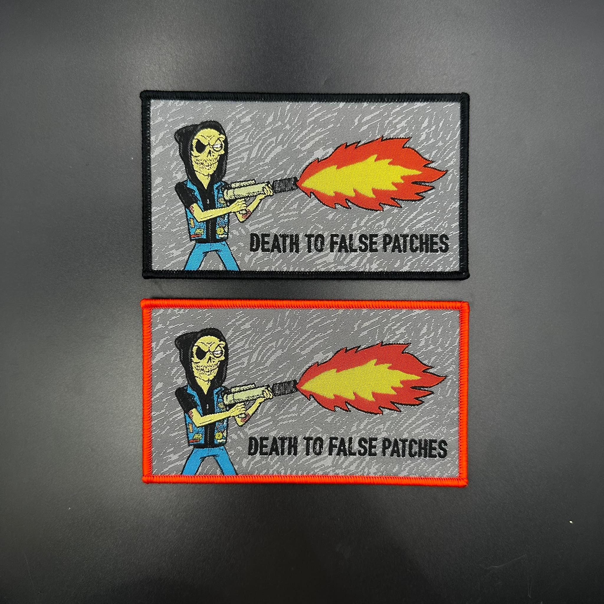 Death To False Patches - Flamethrower - Patch - Image 3